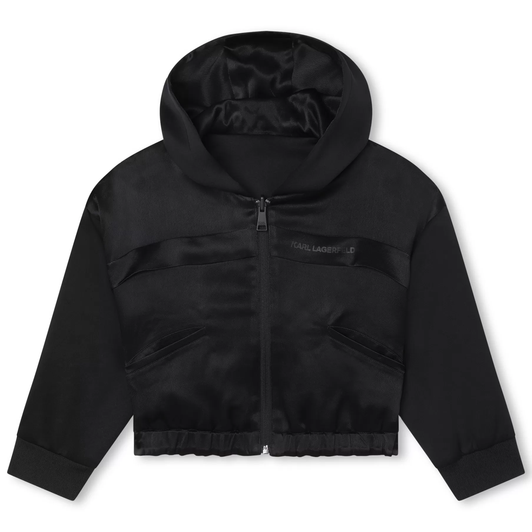 Fille KARL LAGERFELD KIDS Cardigan De Jogging A Capuche