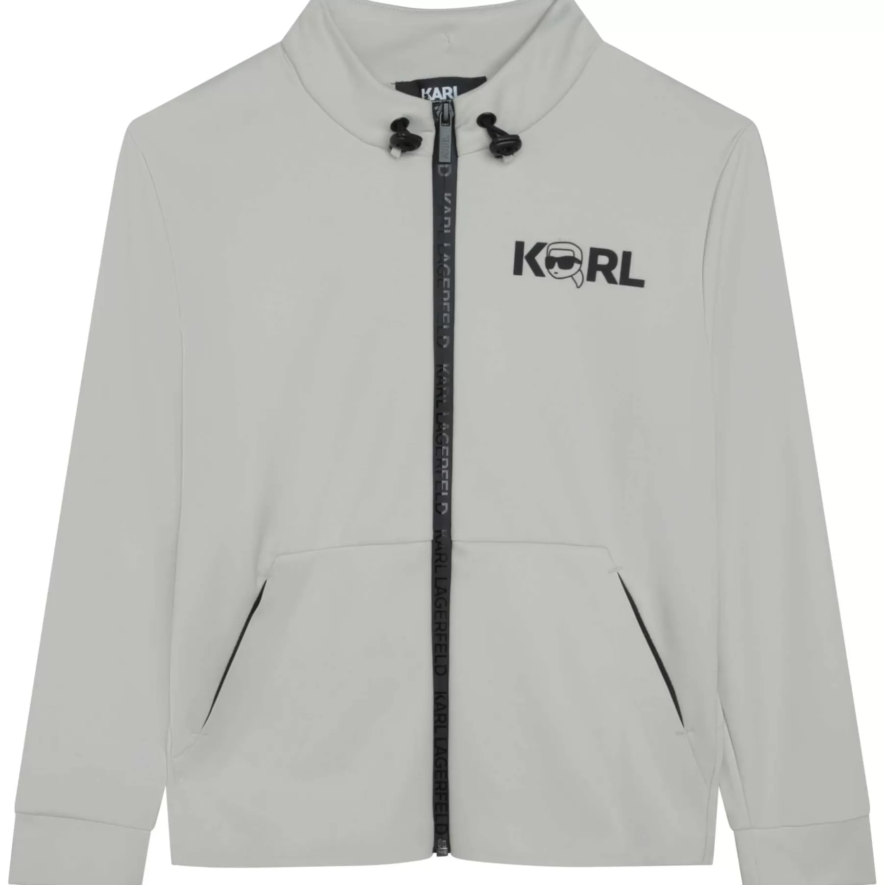 Garçon KARL LAGERFELD KIDS Cardigan De Jogging En Maille