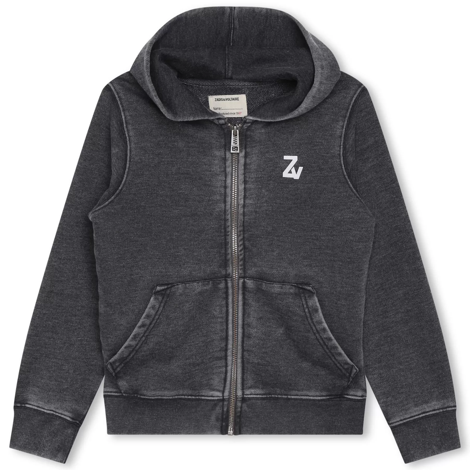 Garçon ZADIG & VOLTAIRE Cardigan Molletonne A Capuche