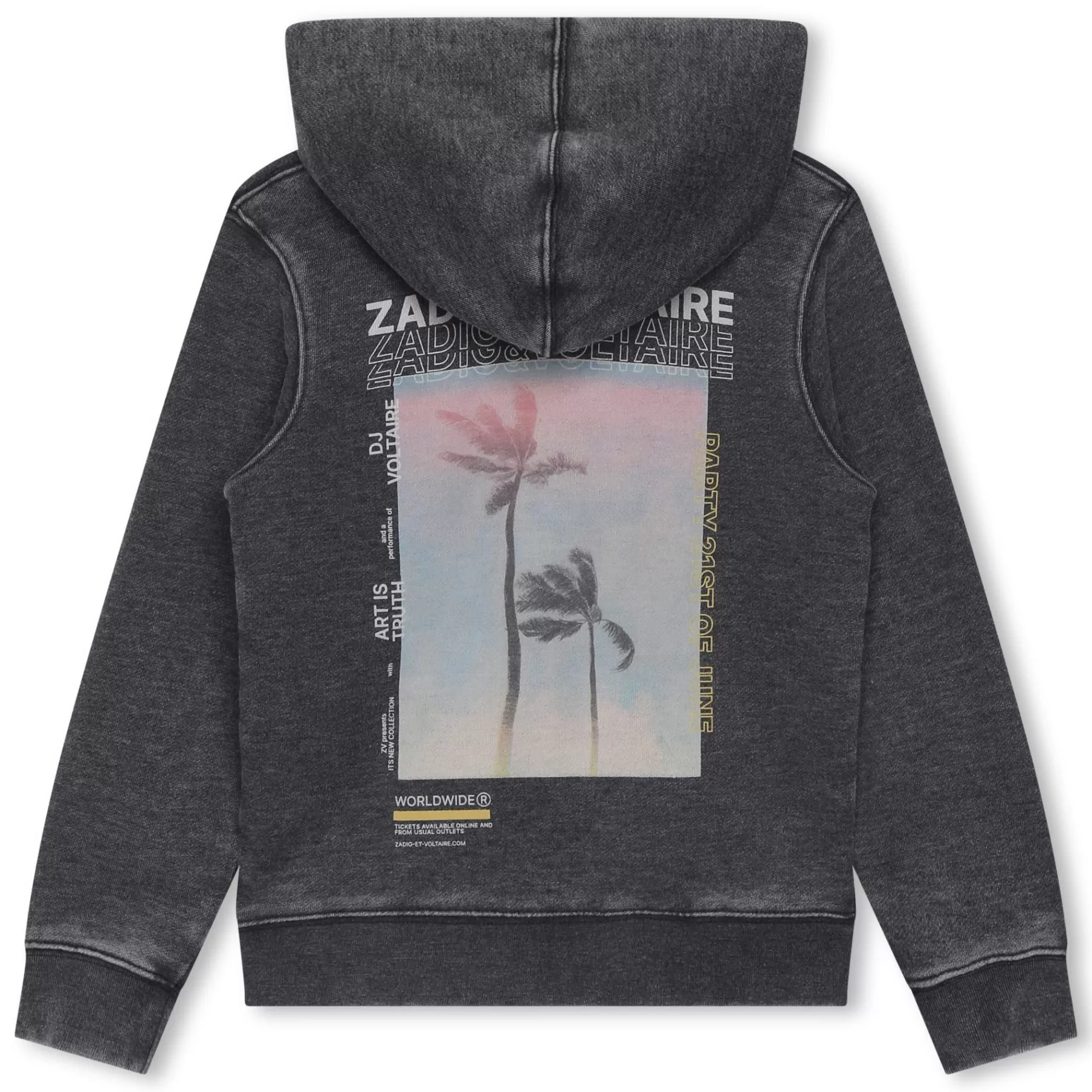 Garçon ZADIG & VOLTAIRE Cardigan Molletonne A Capuche