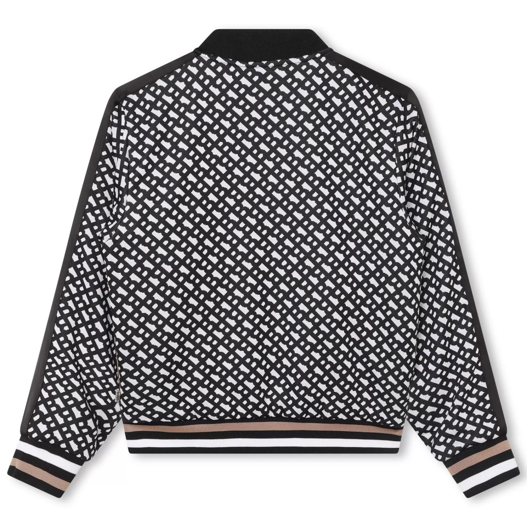 Fille BOSS Cardigan Reversible Zippe