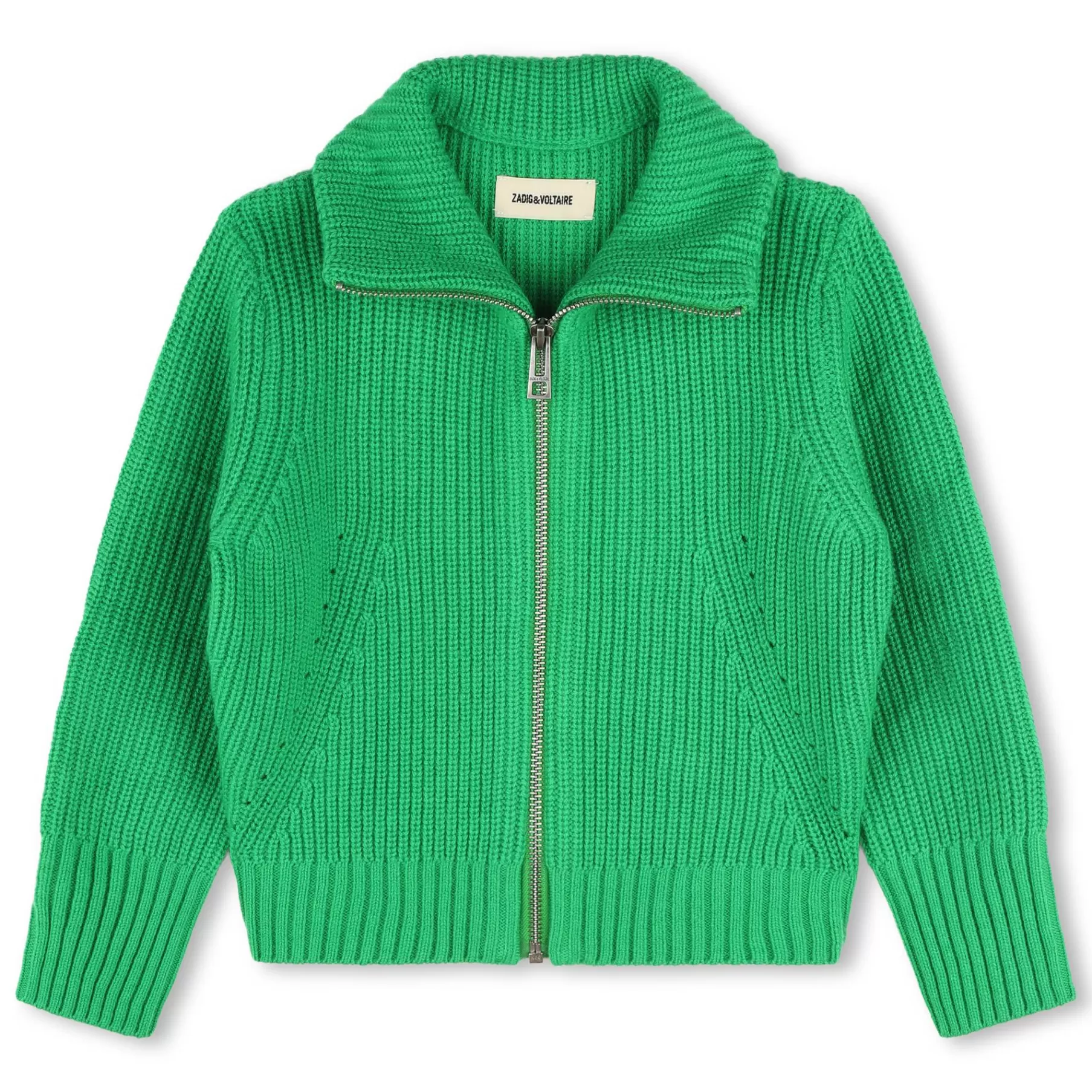 Fille ZADIG & VOLTAIRE Cardigan Zippe En Tricot