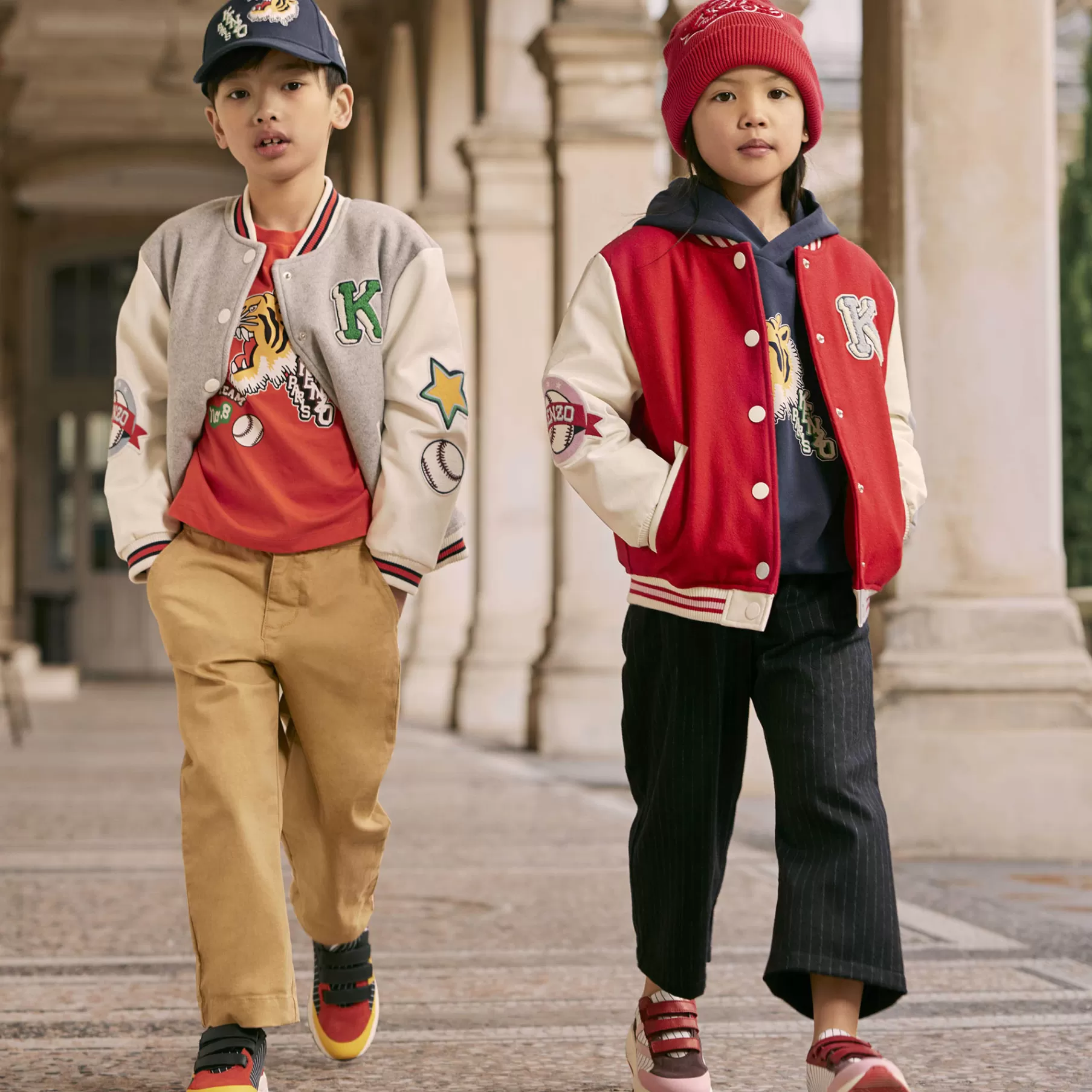 Garçon KENZO KIDS Casquette A Scratch En Coton