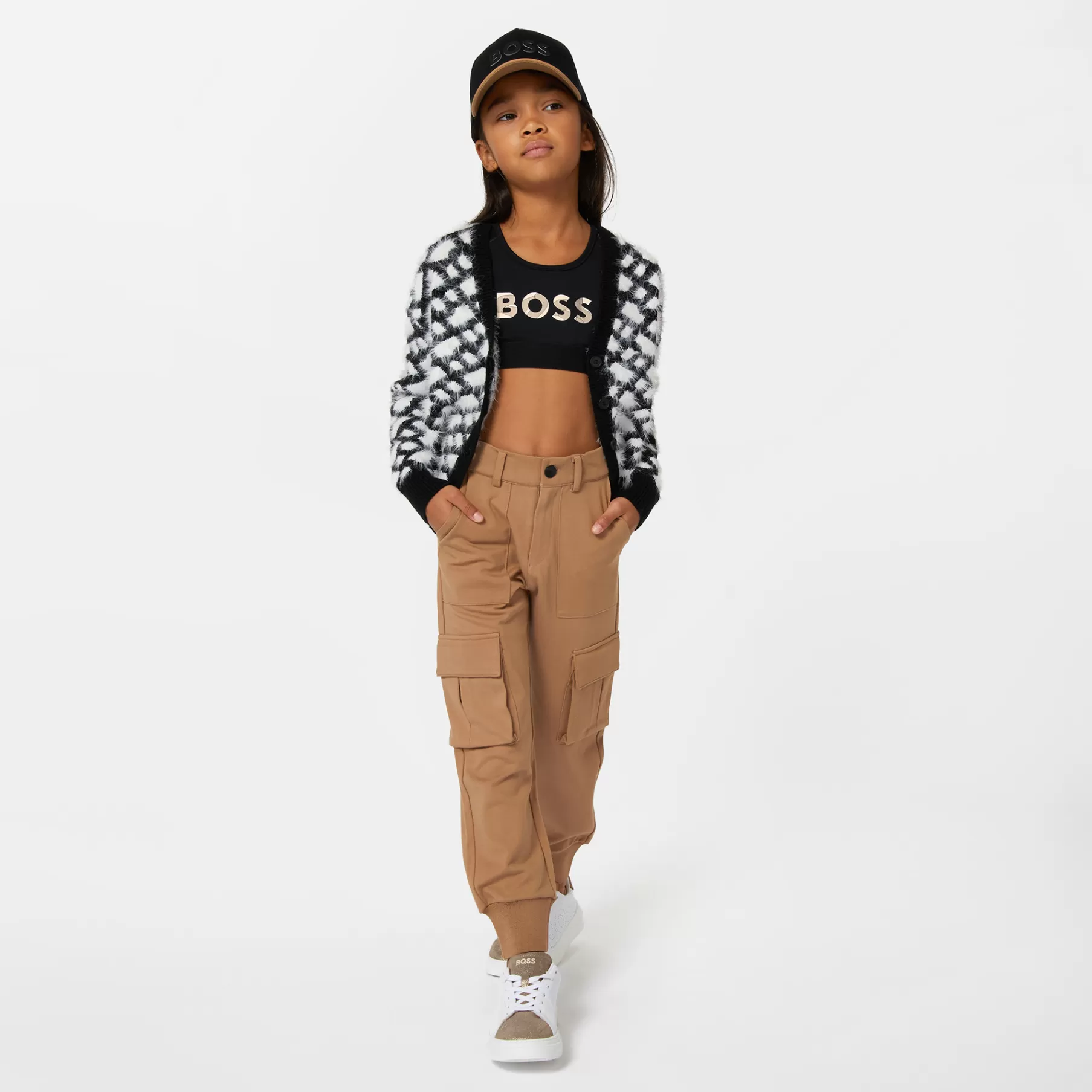 Garçon BOSS Casquette En Coton Reglable