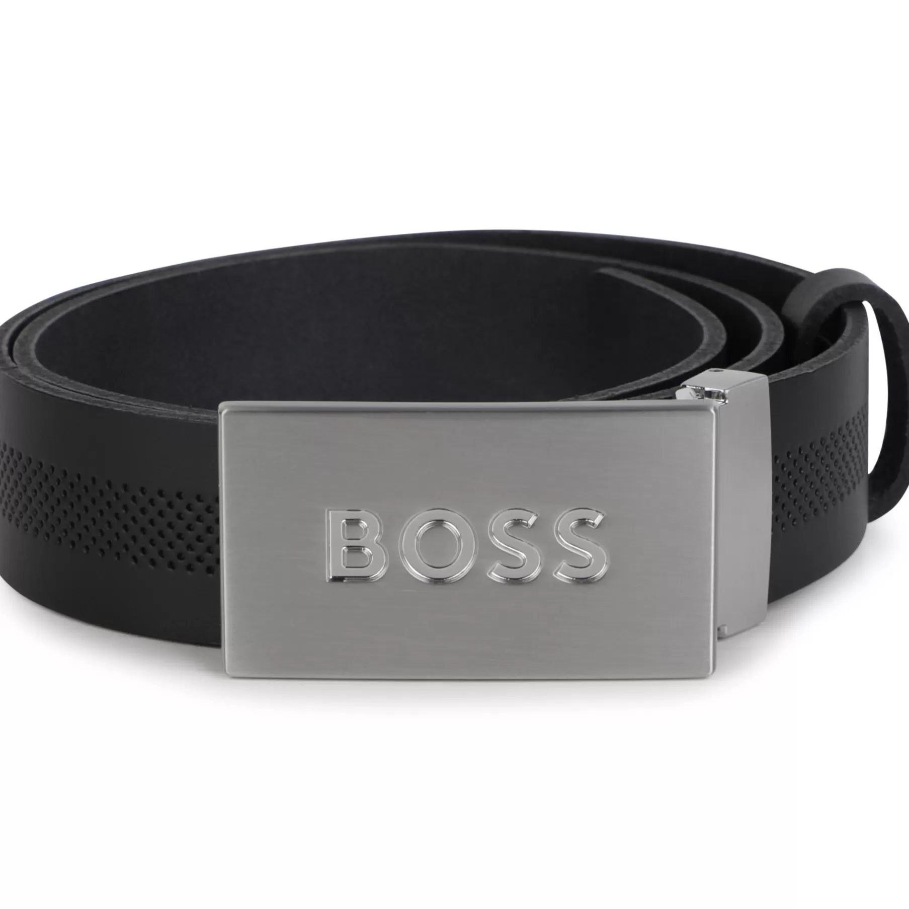 Garçon BOSS Ceinture En Cuir Boucle Plate