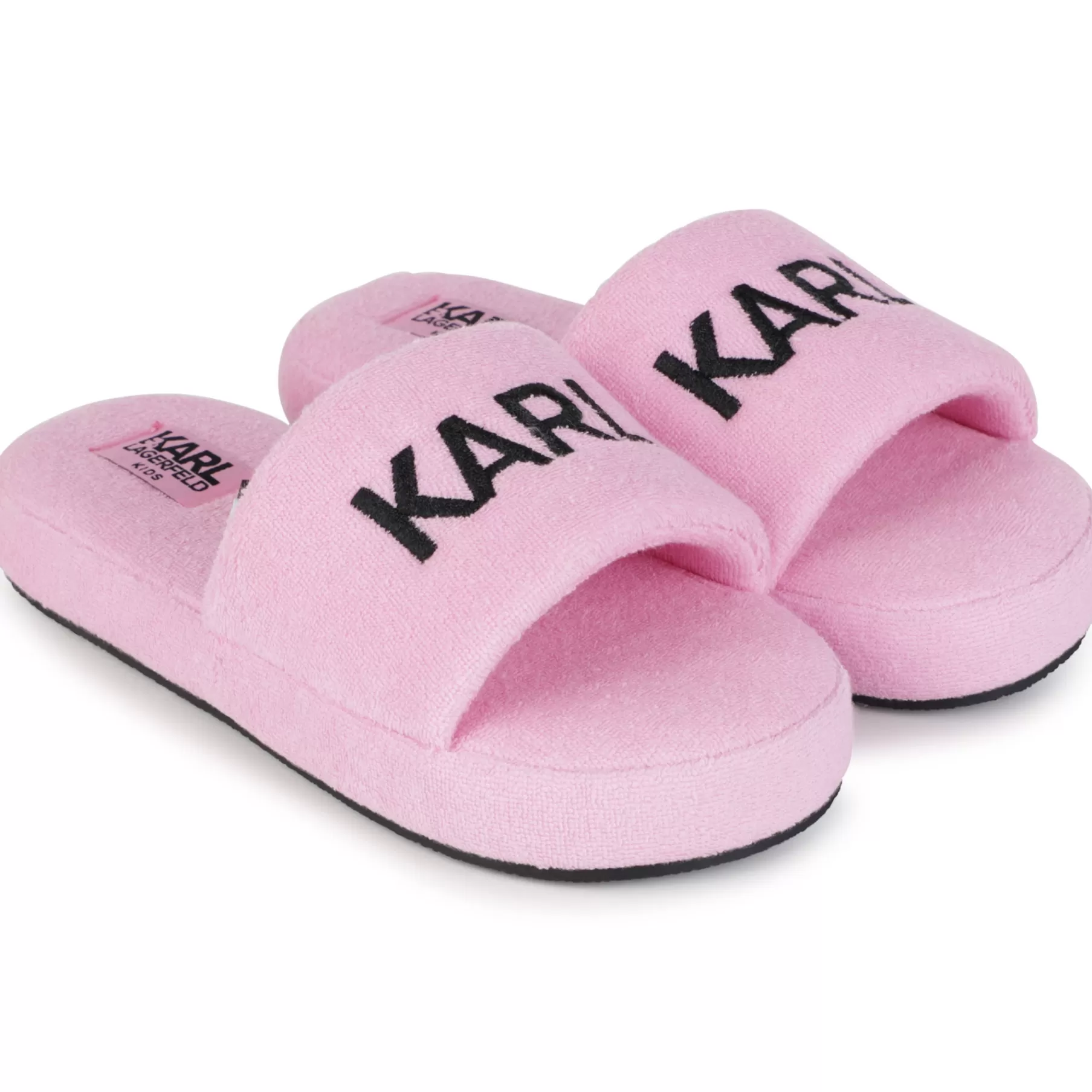 Fille KARL LAGERFELD KIDS Chaussons Brodes En Eponge