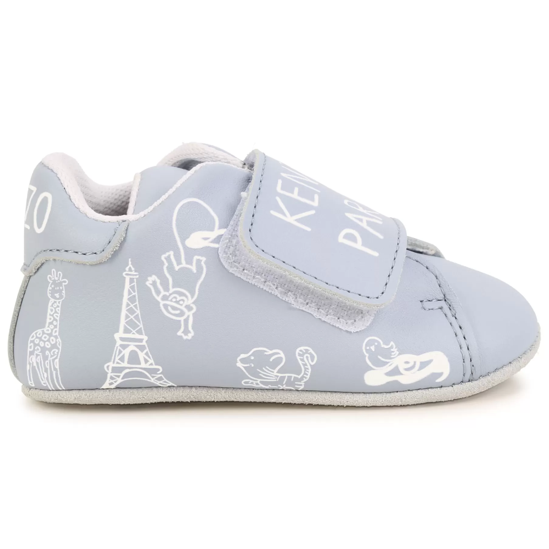 Fille KENZO KIDS Chaussons En Cuir A Scratch
