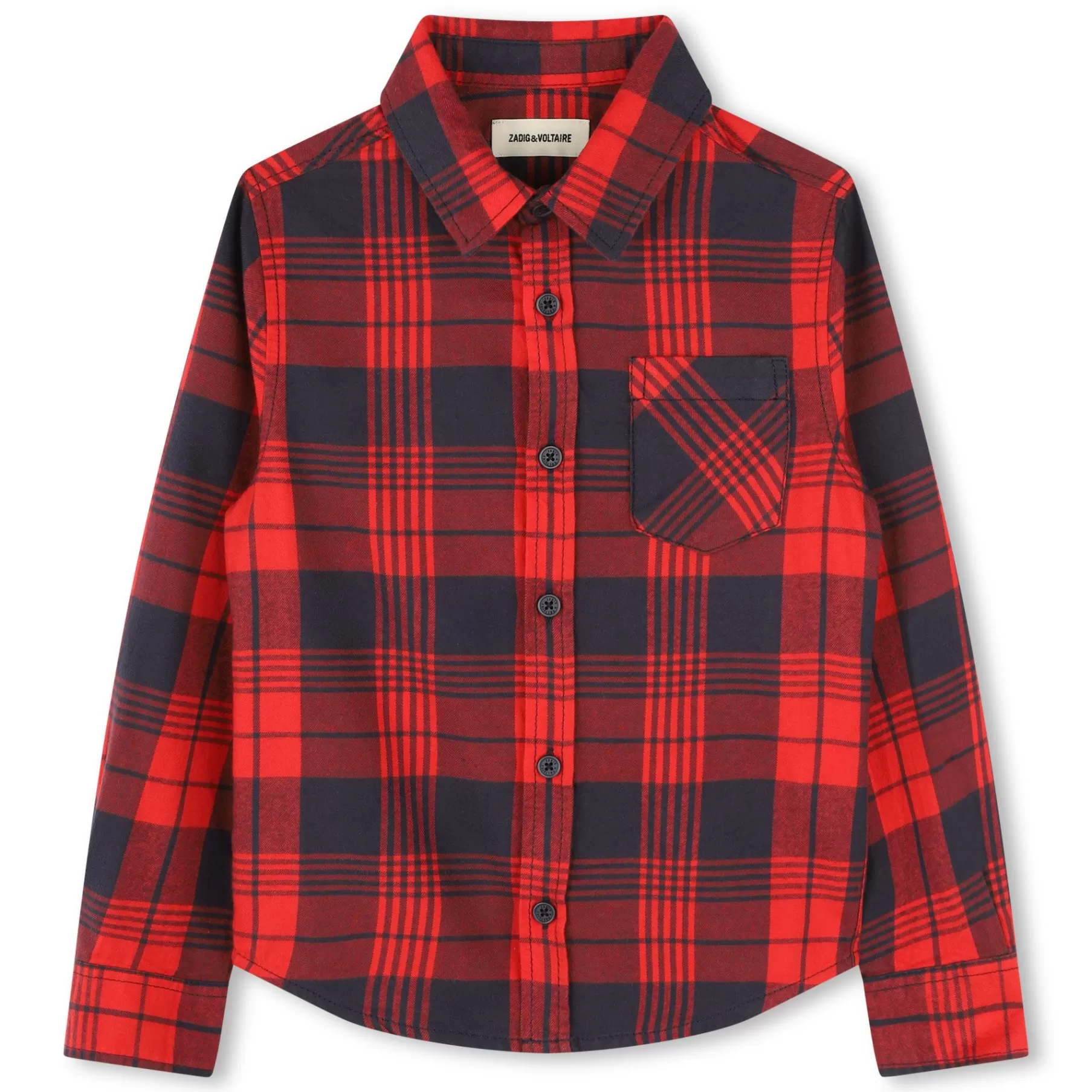 Garçon ZADIG & VOLTAIRE Chemise A Carreaux En Coton