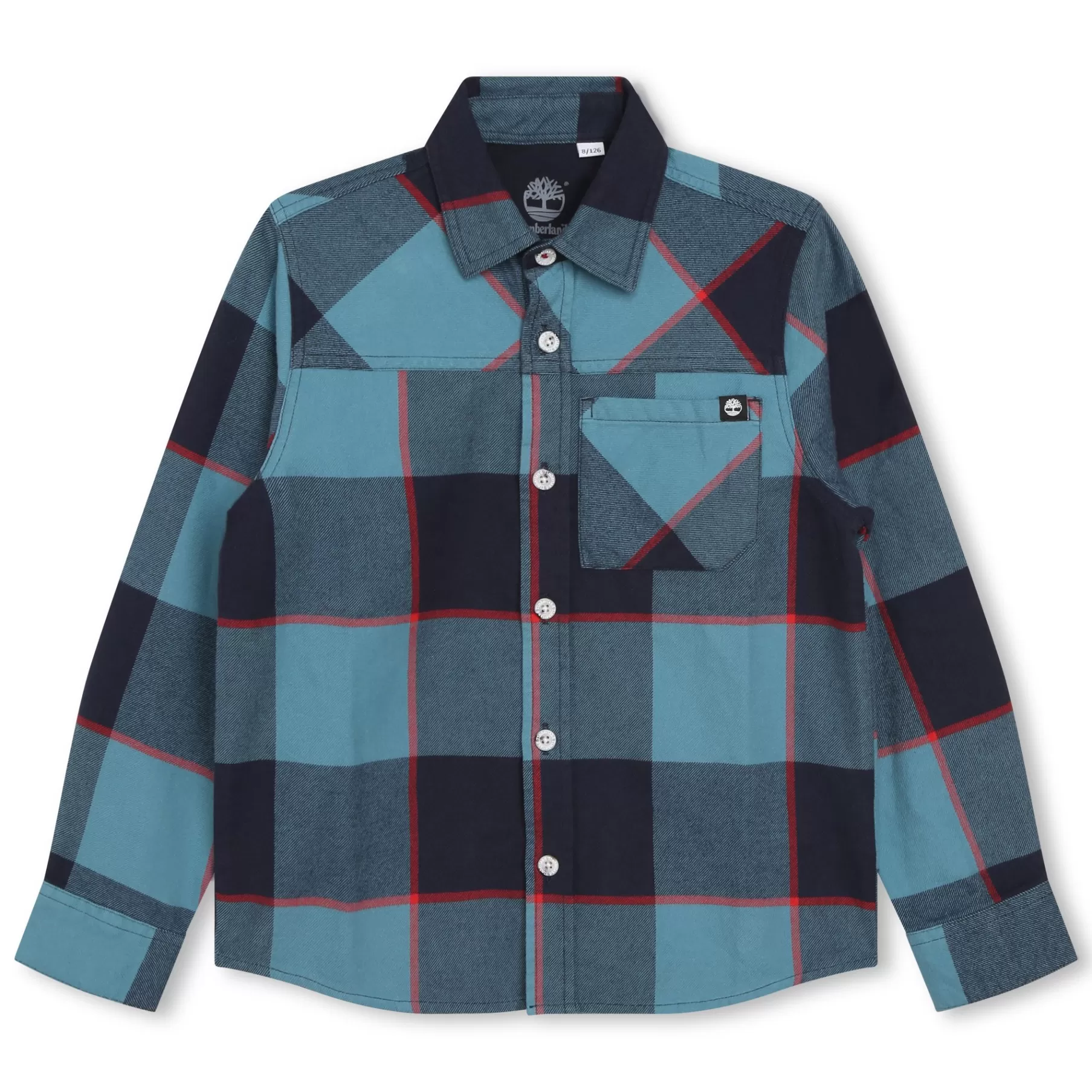 Garçon TIMBERLAND Chemise En Coton A Carreaux