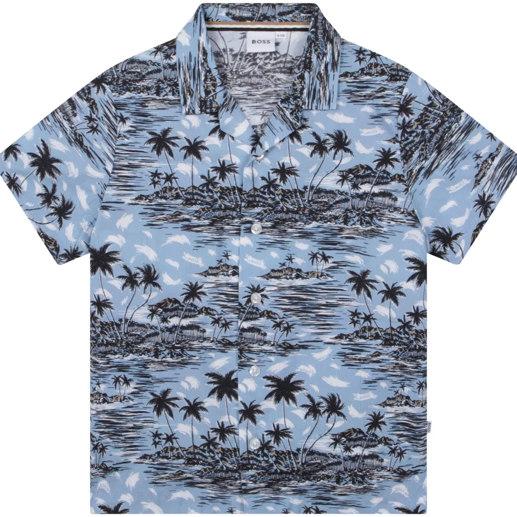 Garçon BOSS Chemise En Coton Imprime