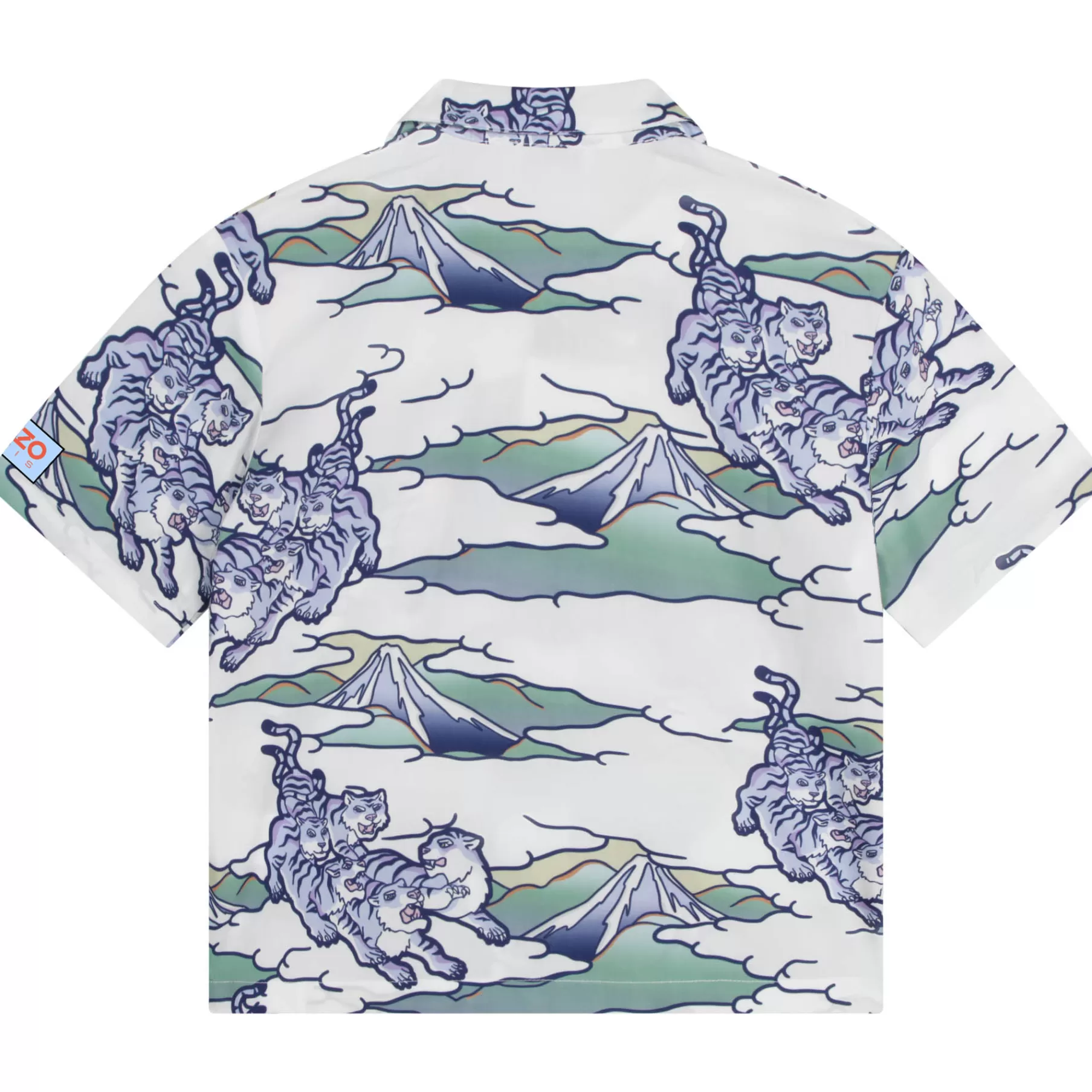 Garçon KENZO KIDS Chemise En Coton Imprime