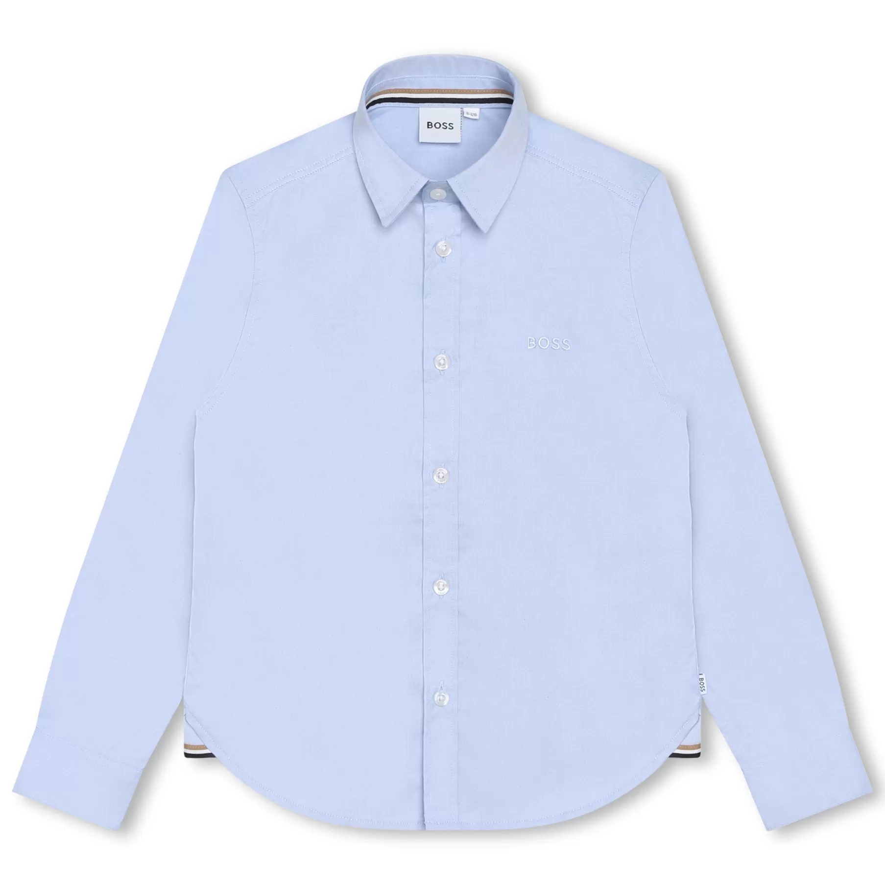 Garçon BOSS Chemise Unie En Coton