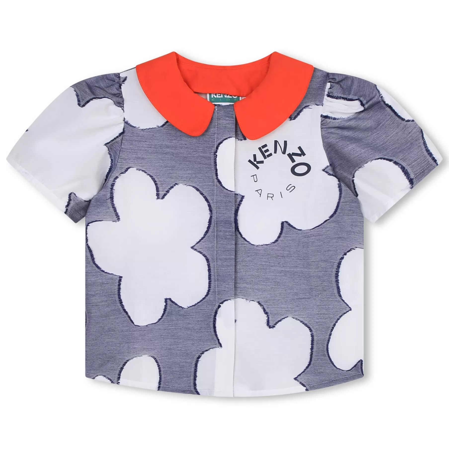 Fille KENZO KIDS Chemisier Coton A Col Amovible