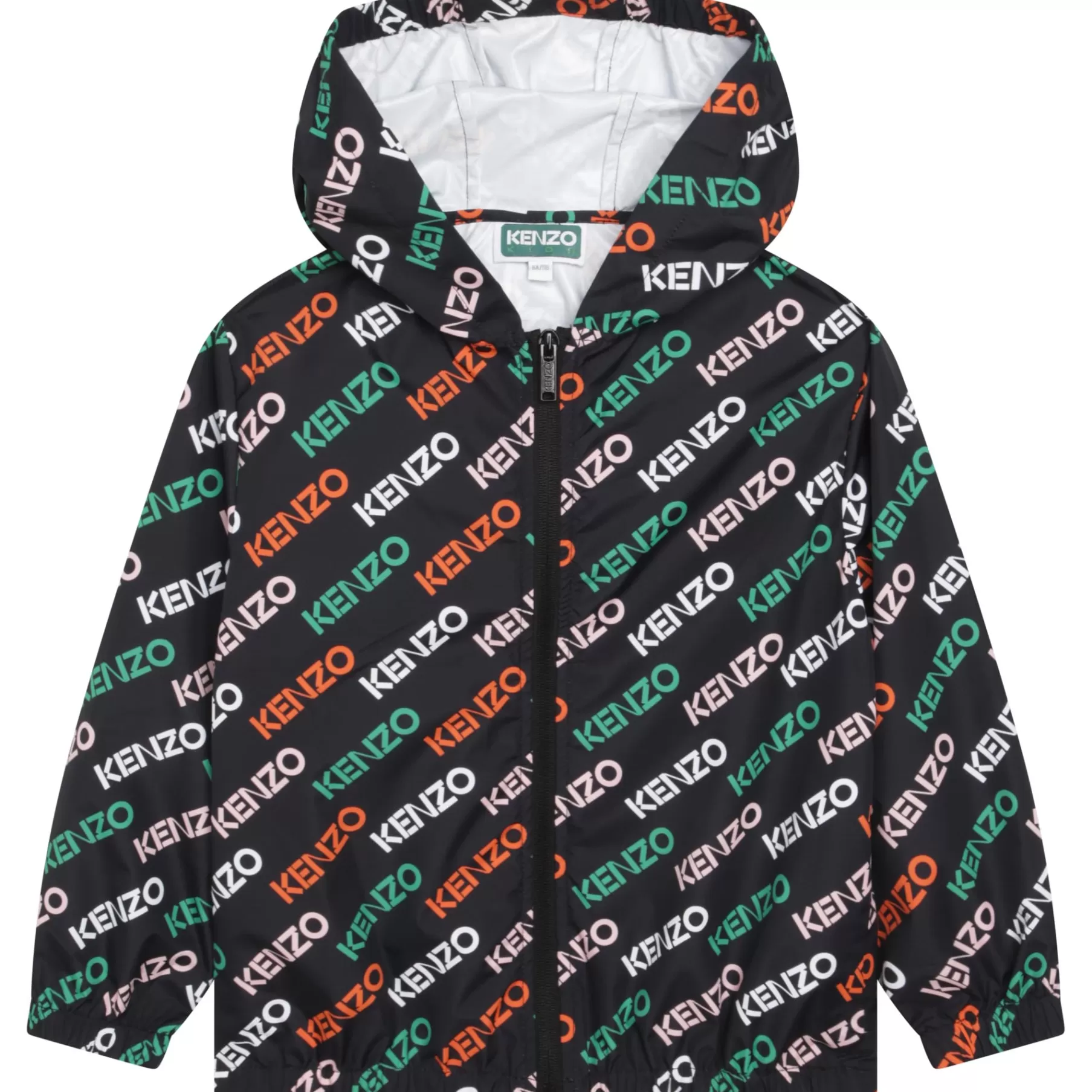 Fille KENZO KIDS Coupe-Vent Imprime A Capuche