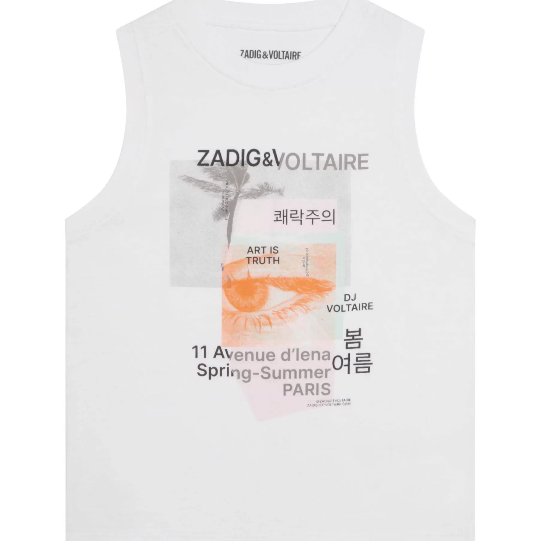 Fille ZADIG & VOLTAIRE Debardeur Avec Imprime