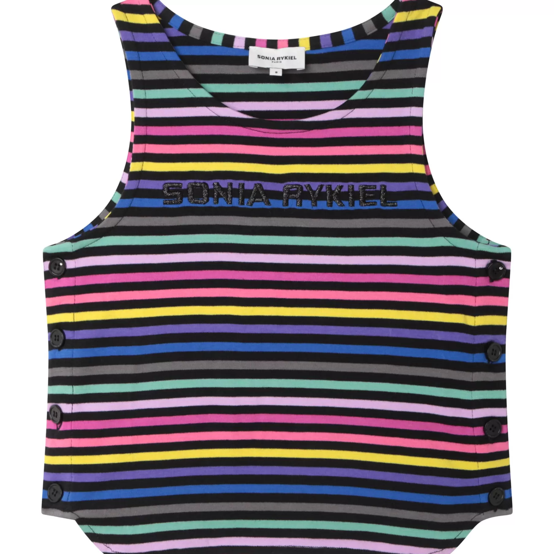 Fille SONIA RYKIEL Debardeur Raye En Coton