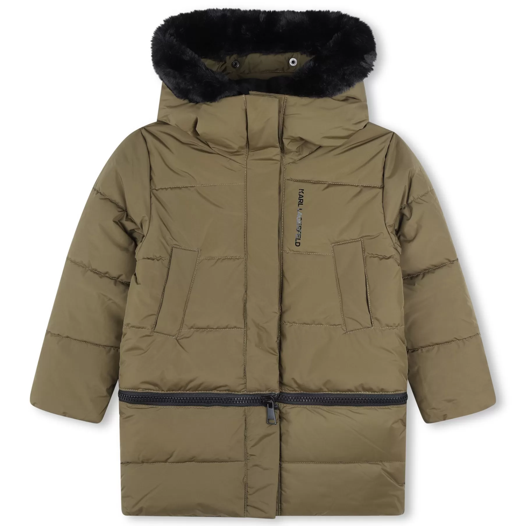 Fille KARL LAGERFELD KIDS Doudoune Deperlante 2 En 1