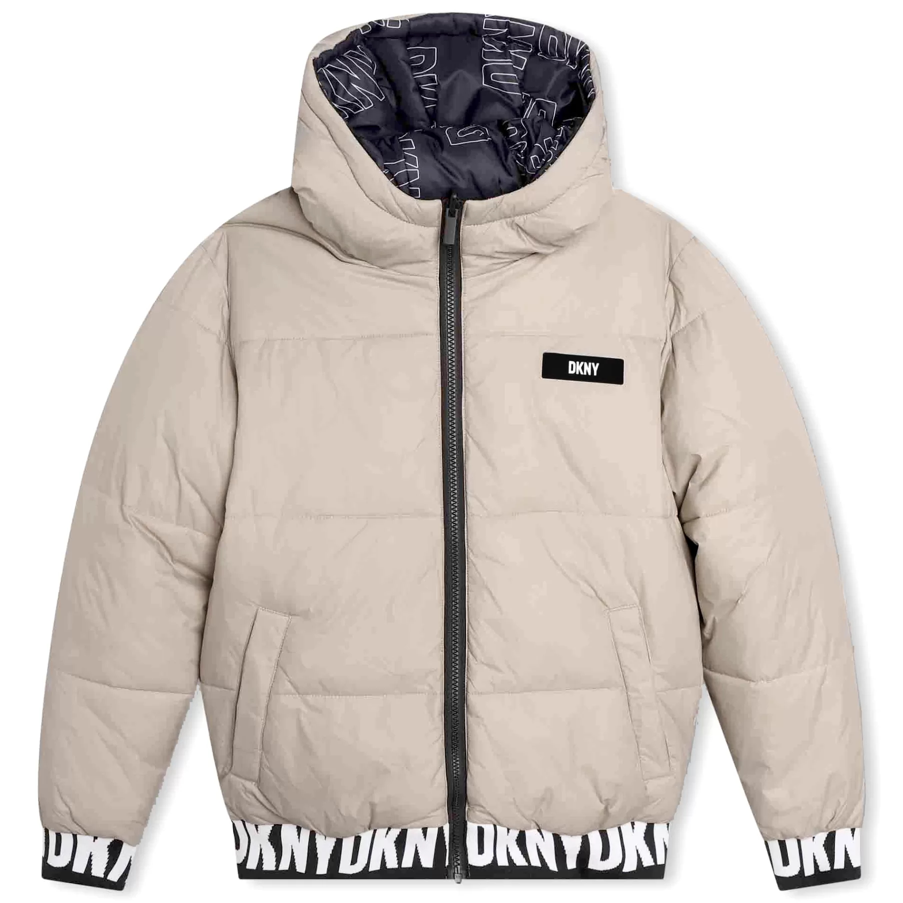 Fille DKNY Doudoune Deperlante Reversible