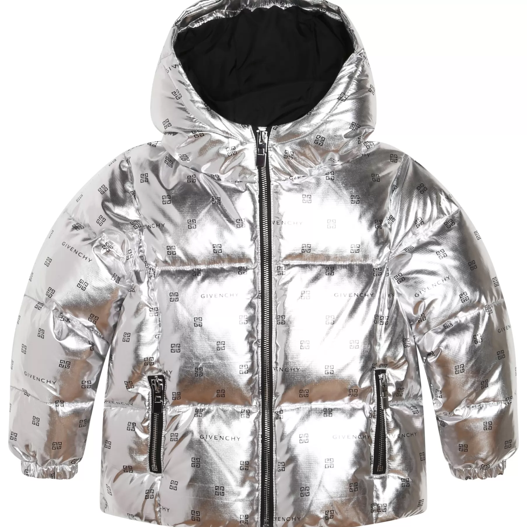 Fille GIVENCHY Doudoune Metallisee A Capuche