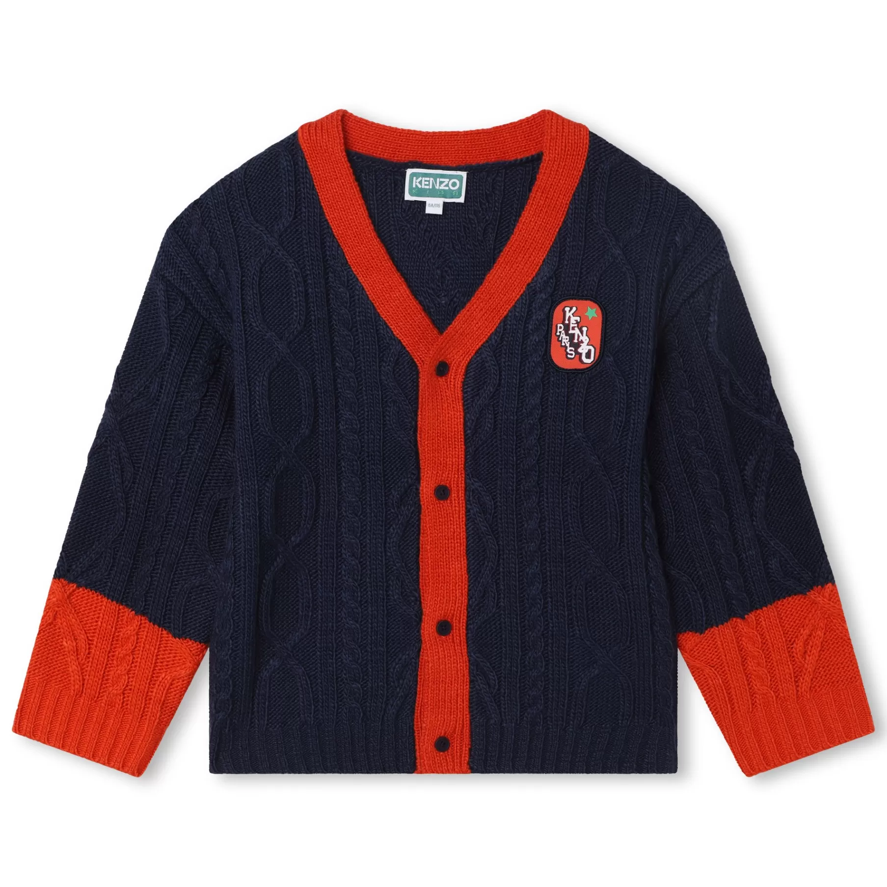 Garçon KENZO KIDS Gilet Torsade Bicolore