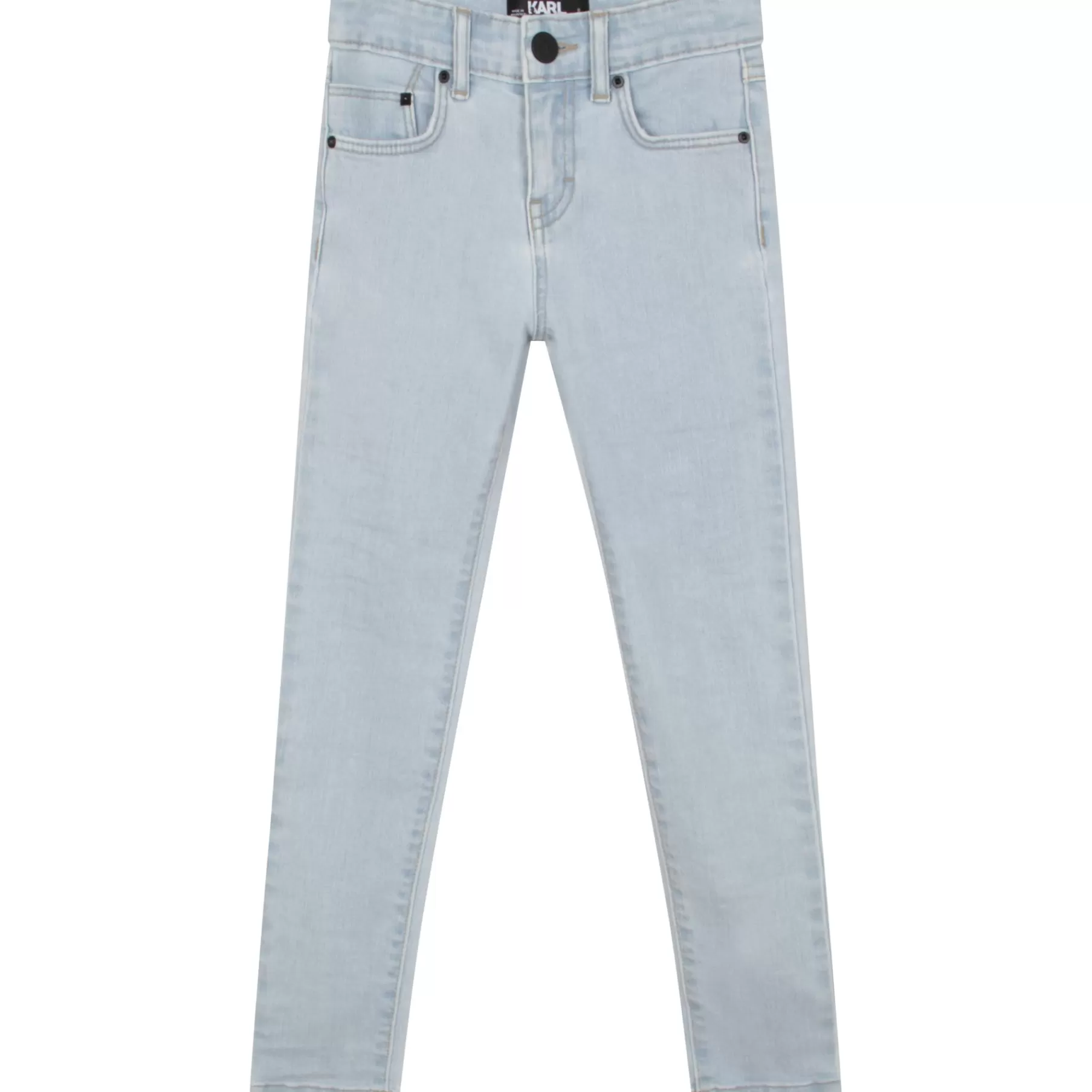 Fille KARL LAGERFELD KIDS Jean Ajuste Delave