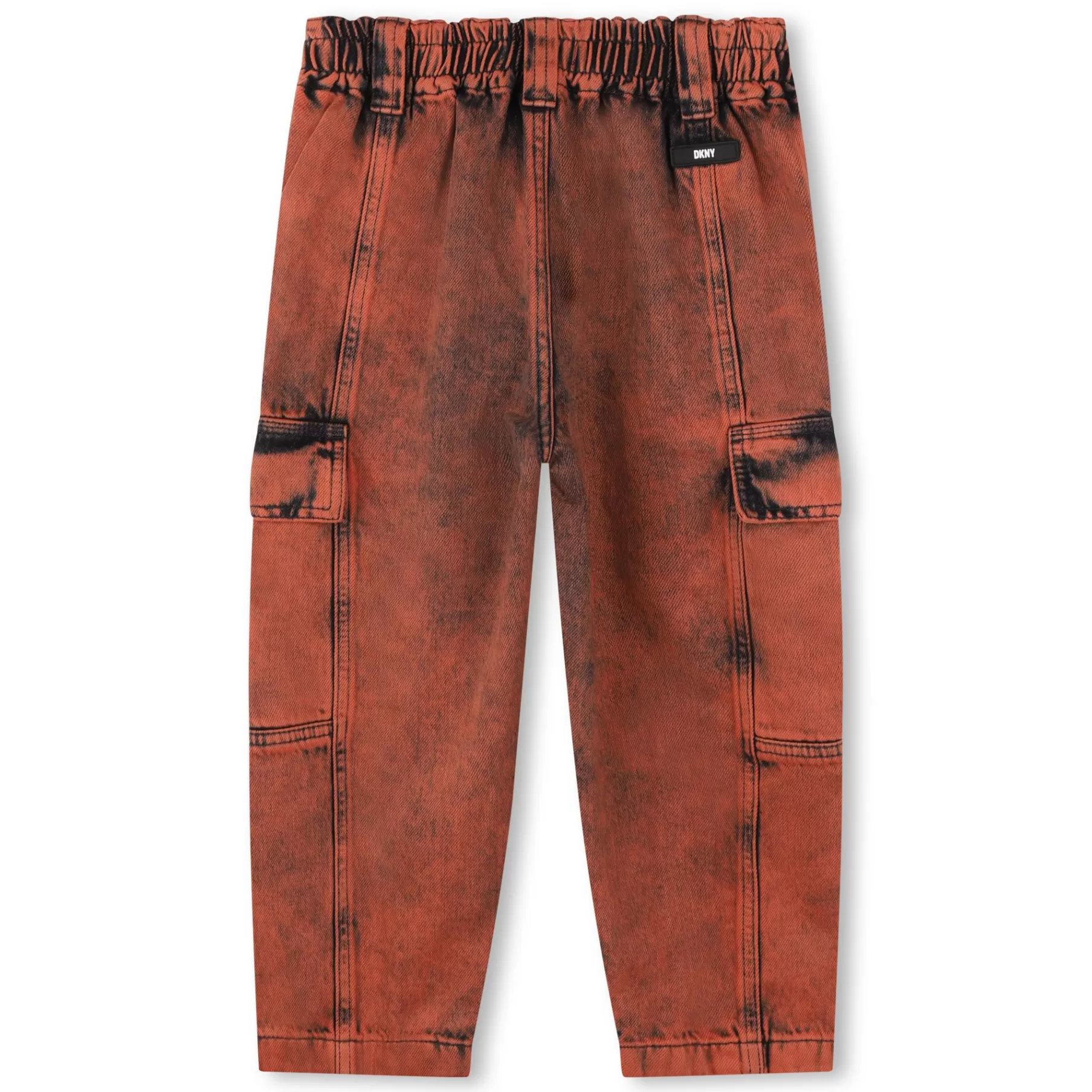 Fille DKNY Jean Cargo En Coton