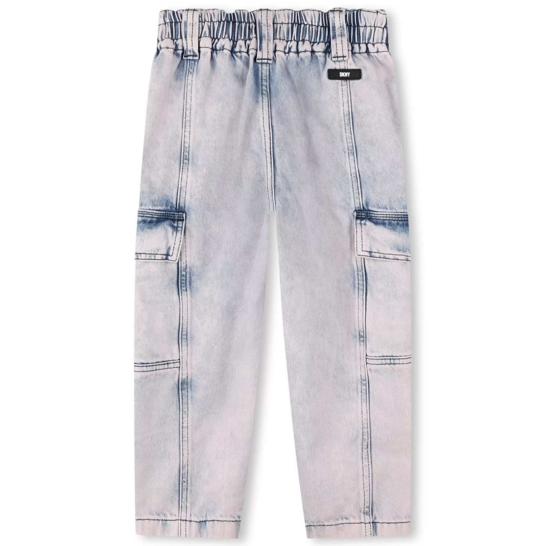 Fille DKNY Jean Cargo En Coton