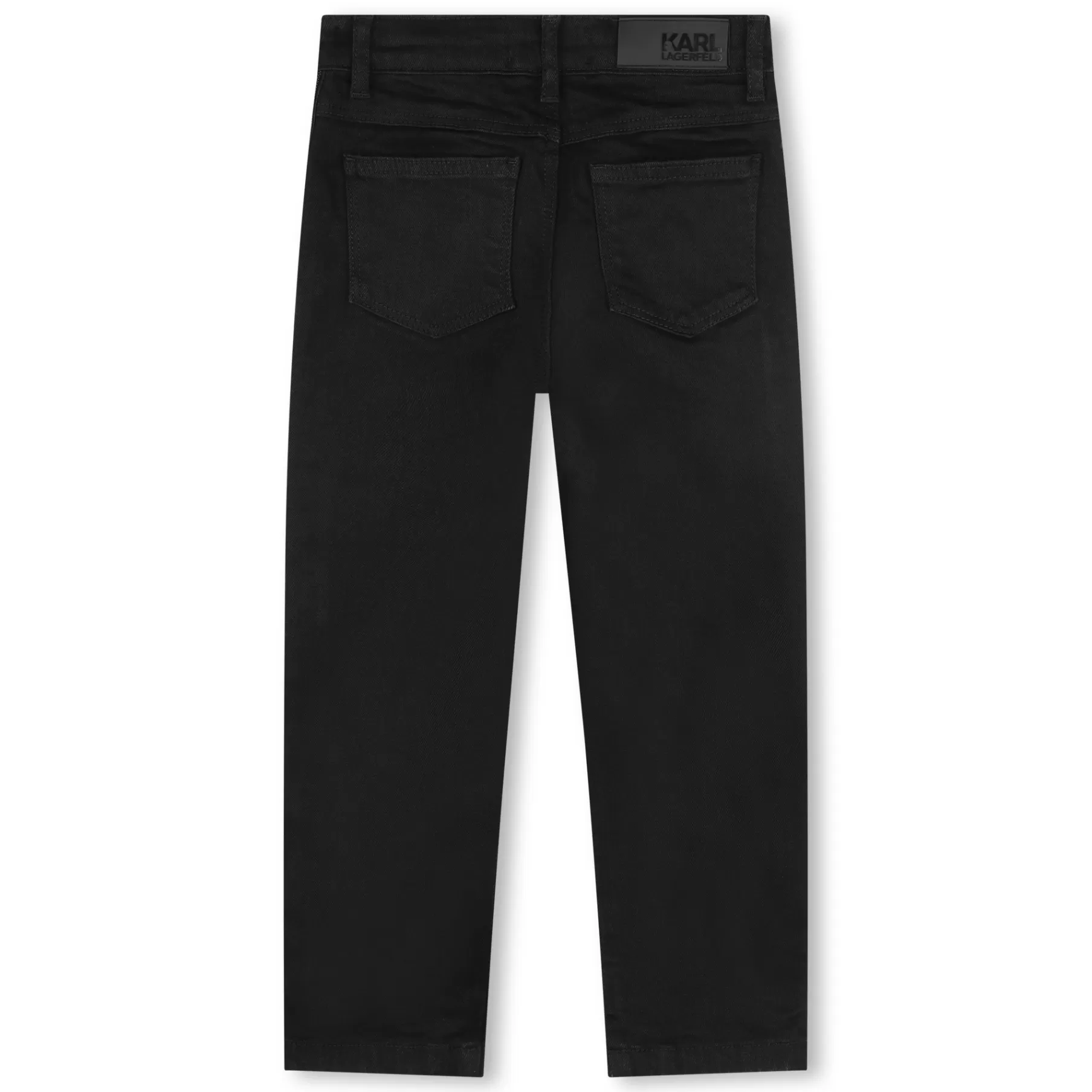 Fille KARL LAGERFELD KIDS Jean En Coton Brode De Perles