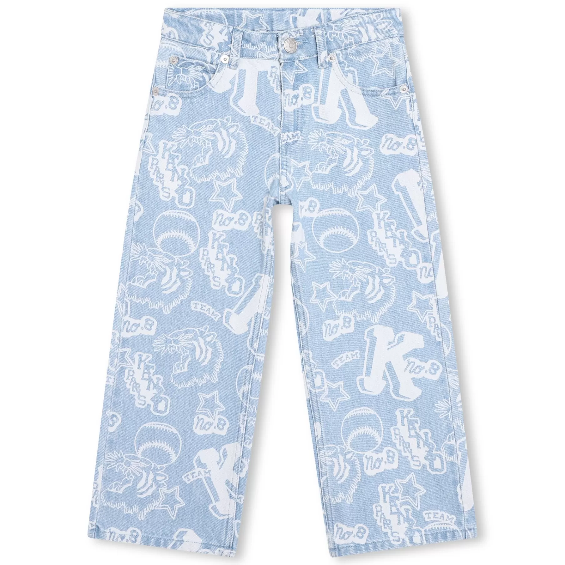Fille KENZO KIDS Jean Imprime En Coton