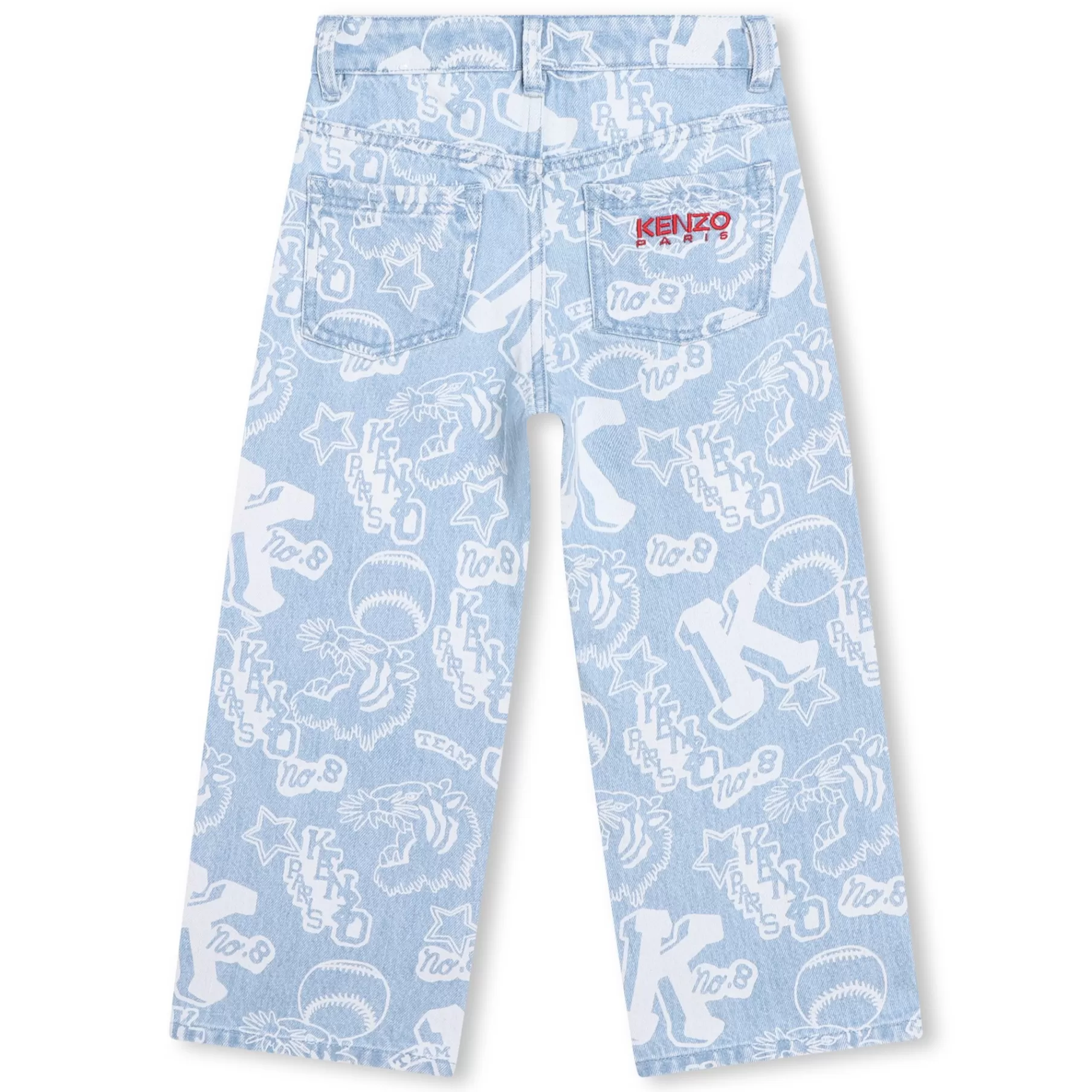 Fille KENZO KIDS Jean Imprime En Coton