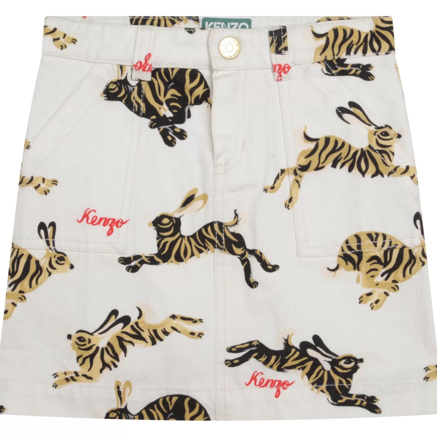 Fille KENZO KIDS Jupe Imprimee En Coton