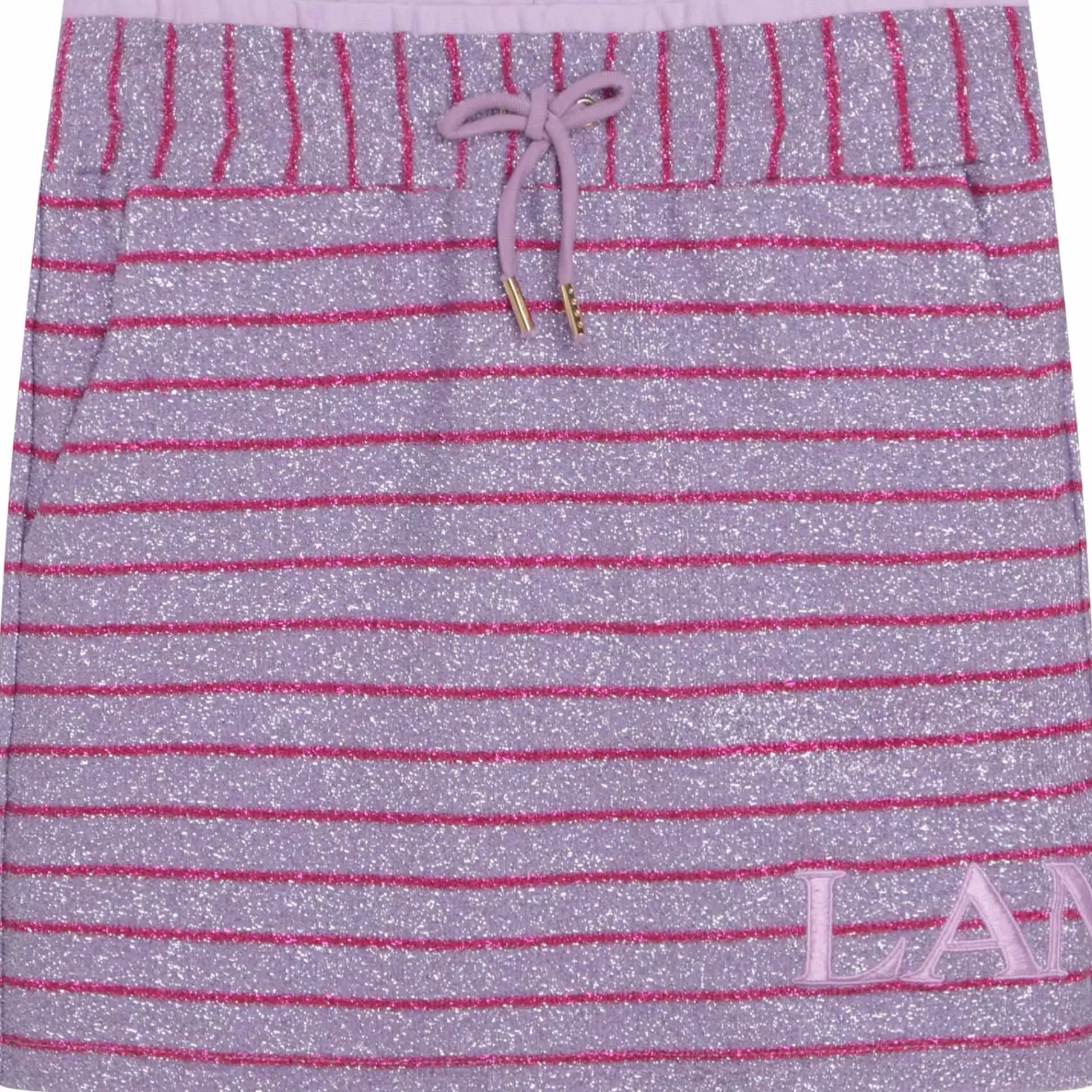 Fille LANVIN Jupe Molletonnee A Rayures