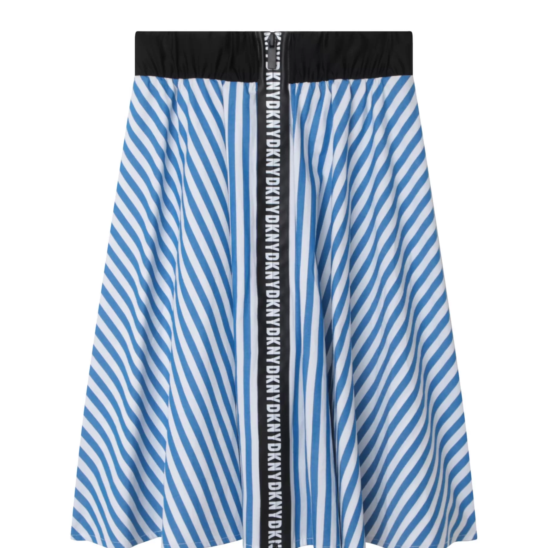 Fille DKNY Jupe Rayee En Popeline Coton