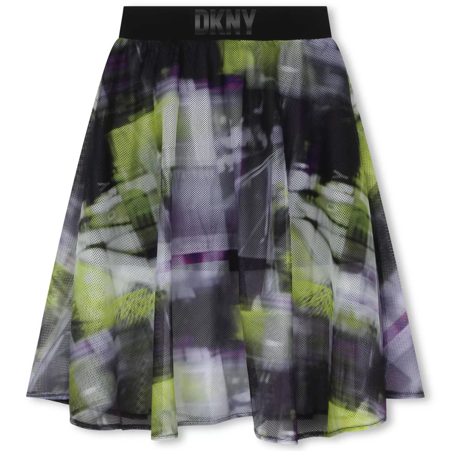 Fille DKNY Jupe Resille Imprimee Doublee