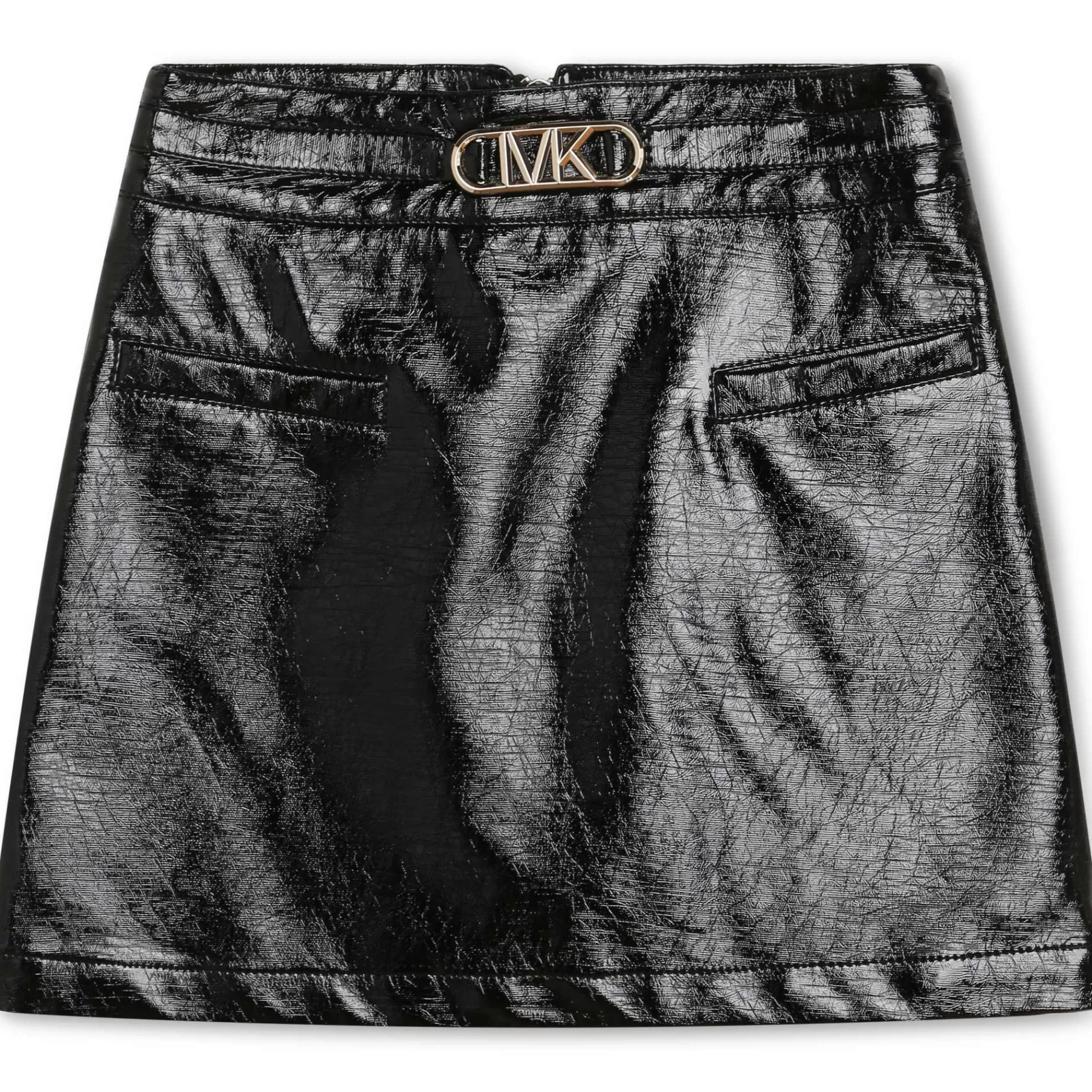 Fille MICHAEL KORS Jupe Zippee En Toile Enduite