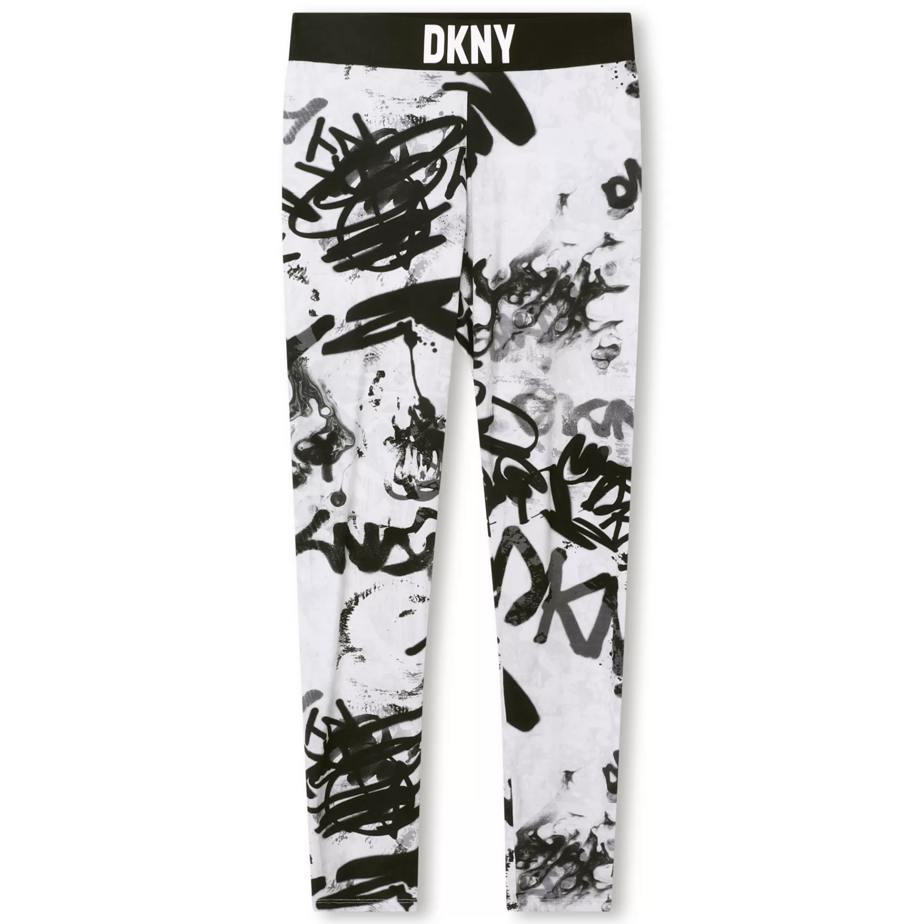 Fille DKNY Legging Bicolore Imprime