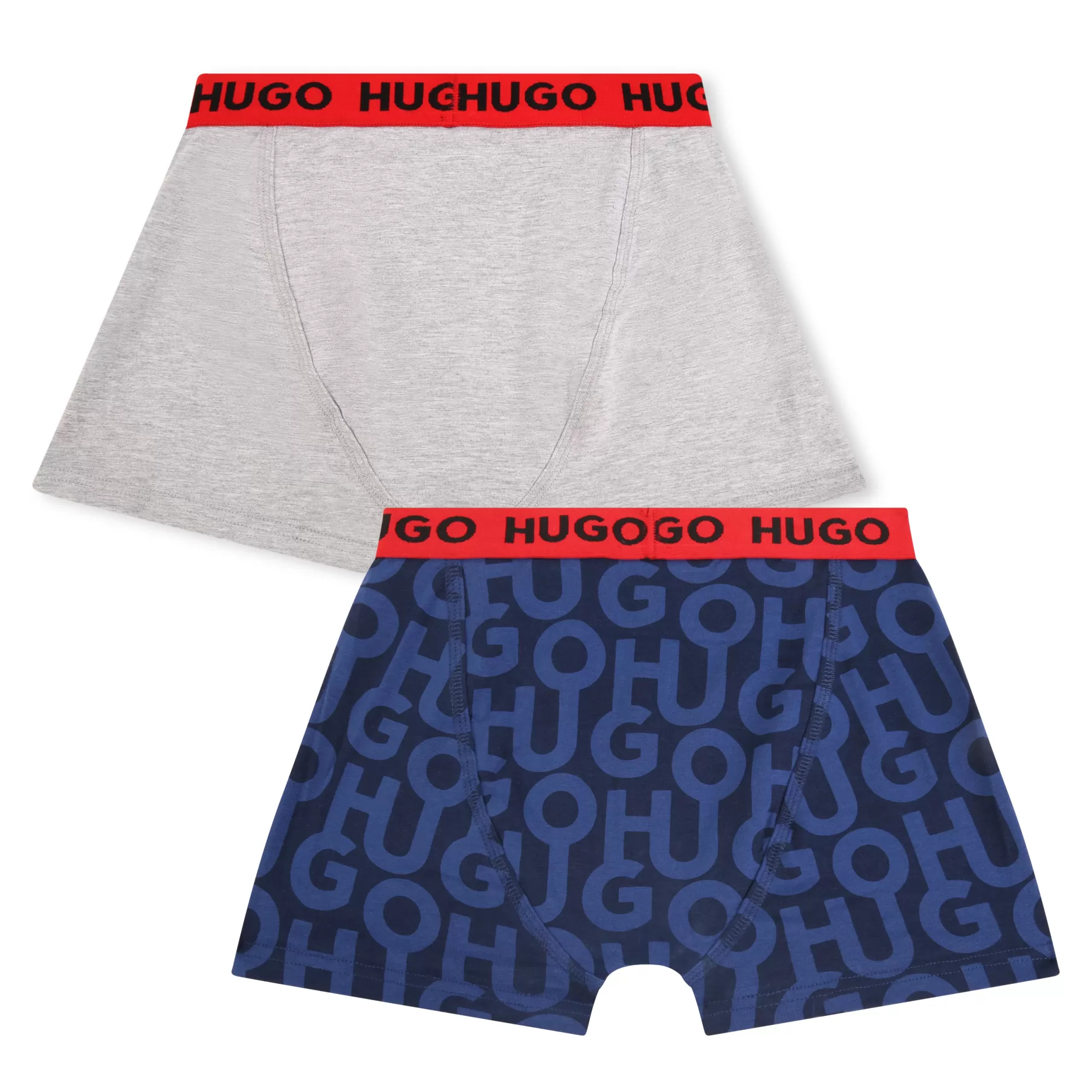 Garçon HUGO Lot 2 Boxers Uni Et Imprime