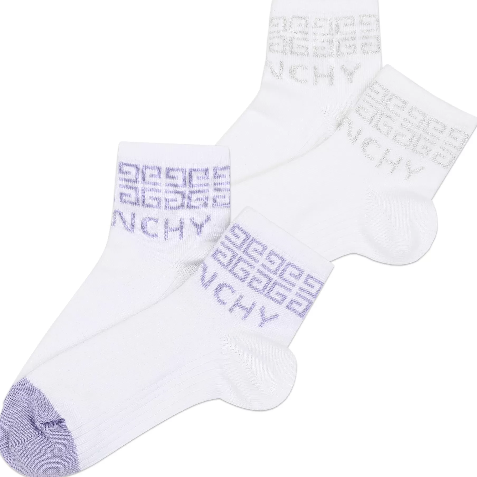 Fille GIVENCHY Lot 2 Socquettes A Motifs