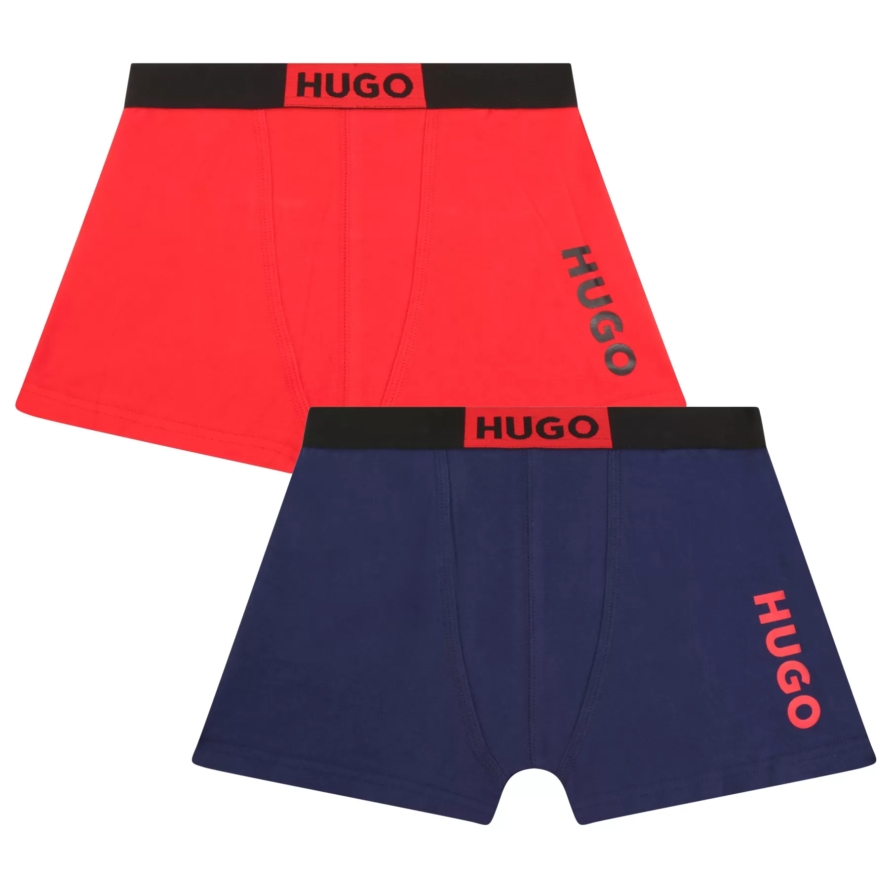 Garçon HUGO Lot De Deux Boxers Avec Logo