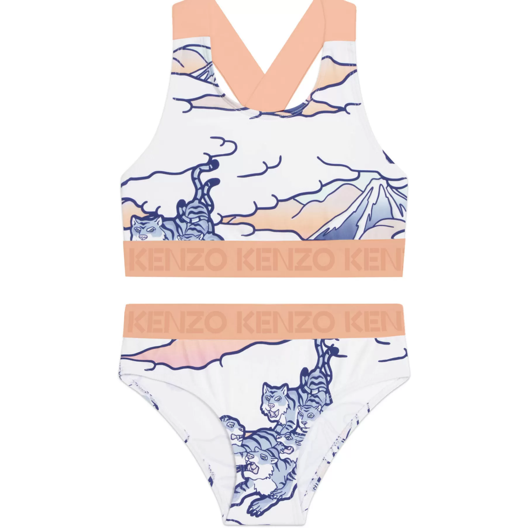 Fille KENZO KIDS Maillot Deux Pieces Imprime