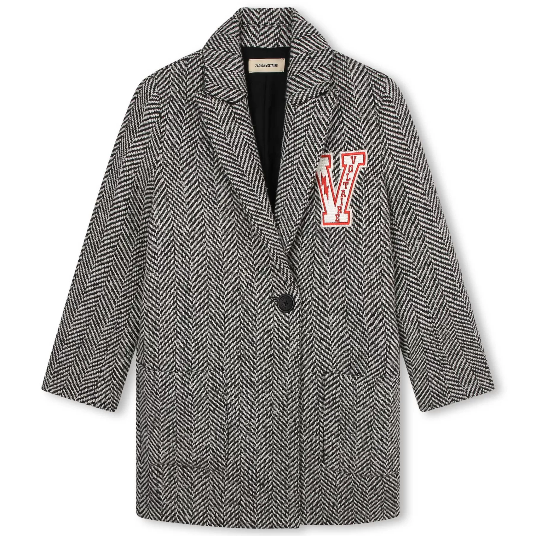 Fille ZADIG & VOLTAIRE Manteau A Col Tailleur