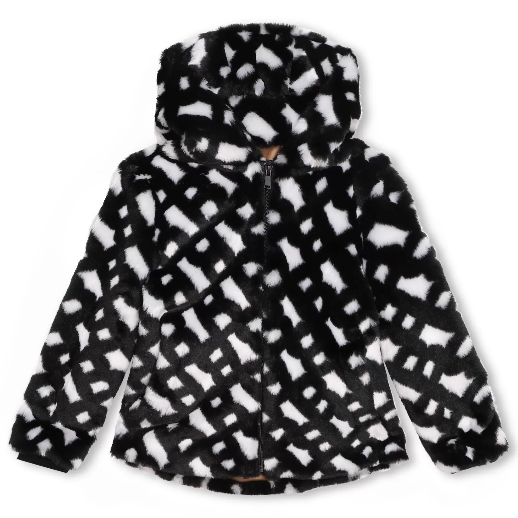 Fille BOSS Manteau Duveteux A Capuche