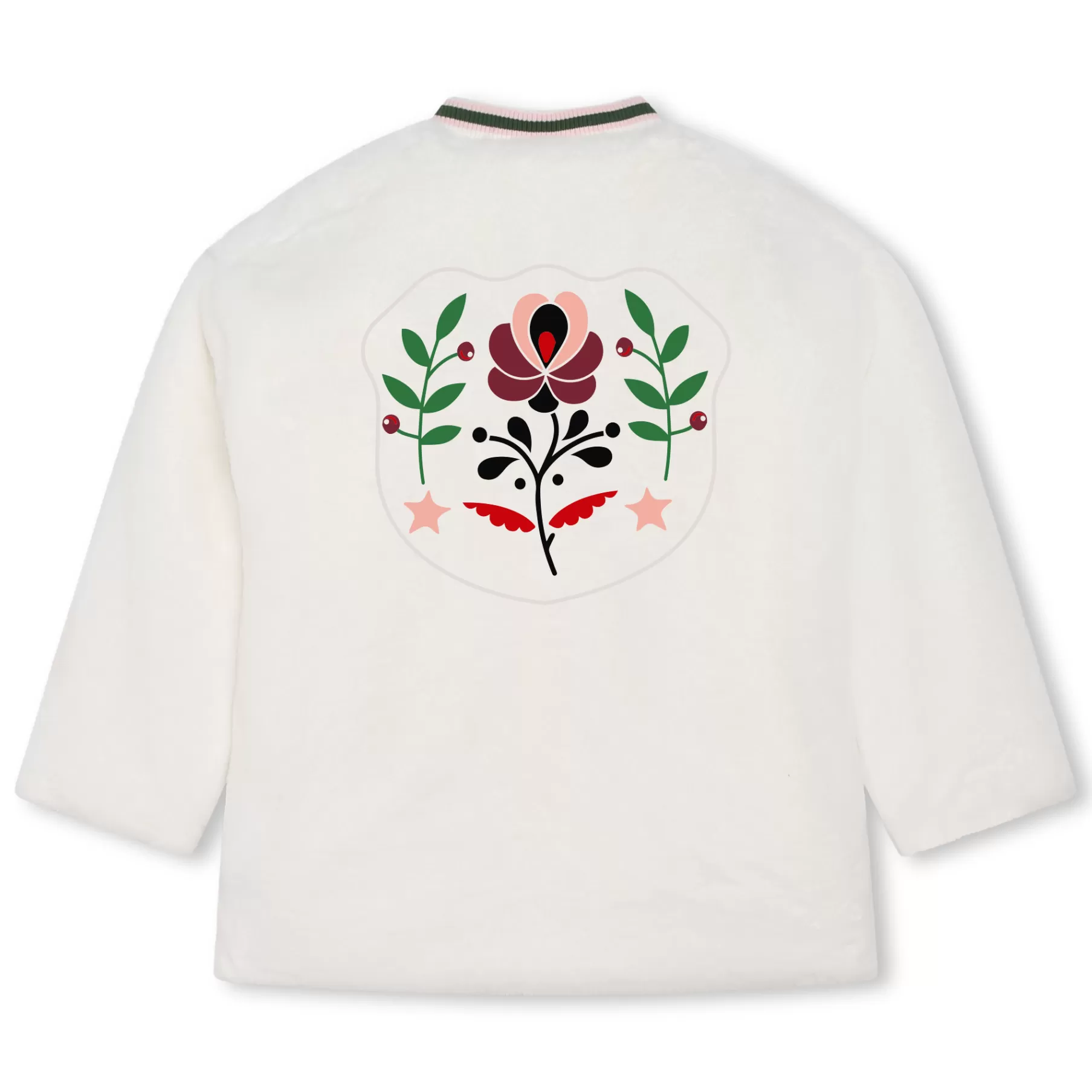 Fille KENZO KIDS Manteau En Polaire Duveteuse