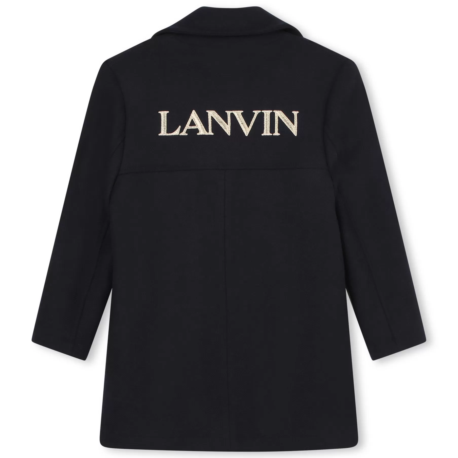 Fille LANVIN Manteau Mi-Long Drap De Laine