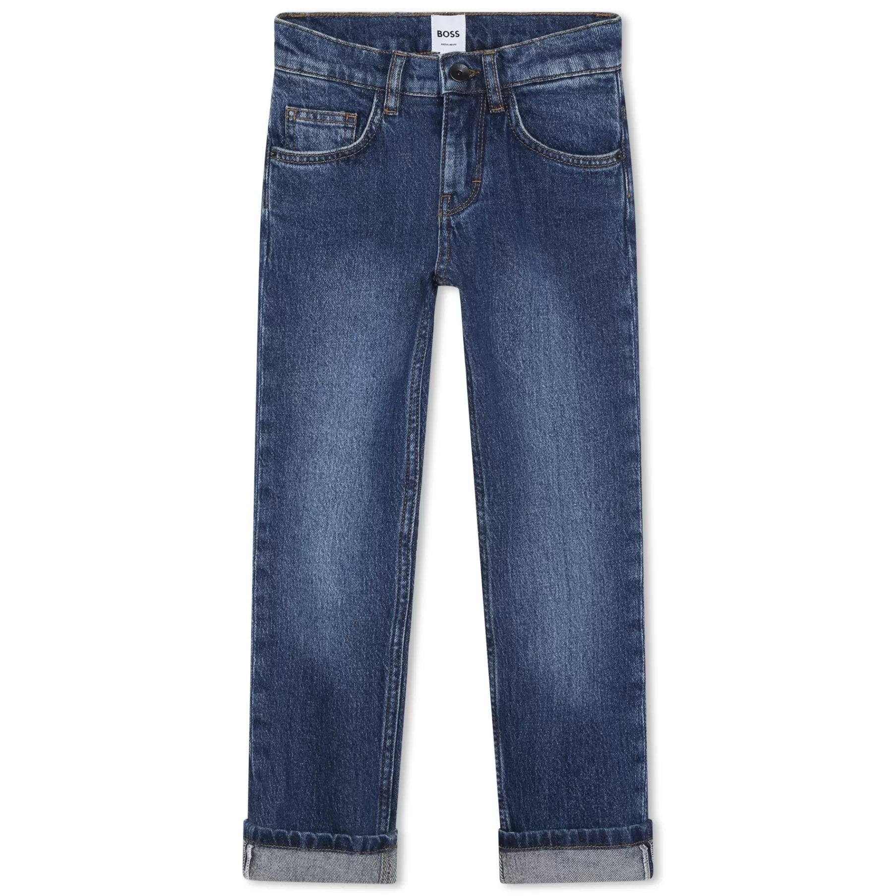Garçon BOSS Pantalon 5 Poches En Denim