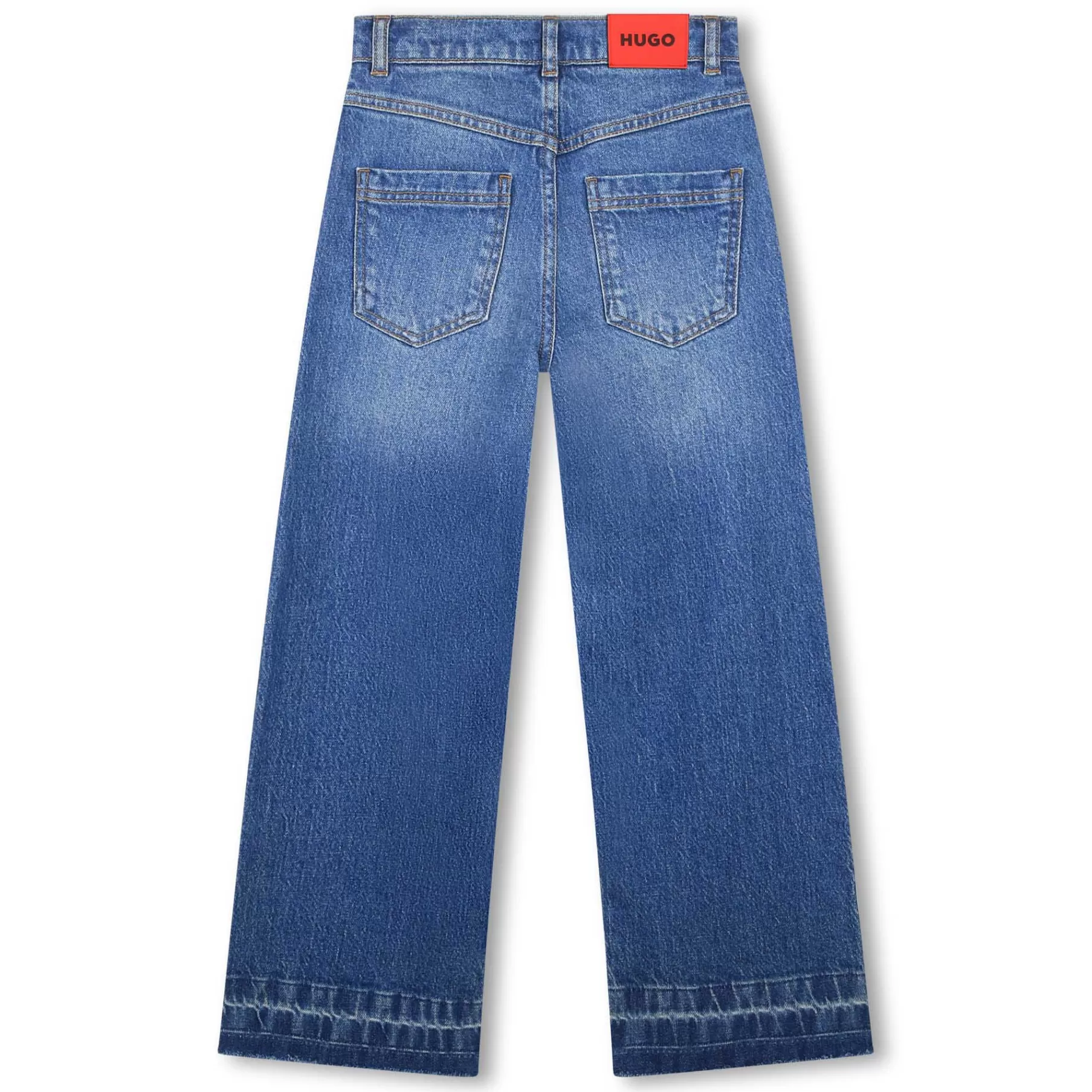 Fille HUGO Pantalon 5 Poches En Denim