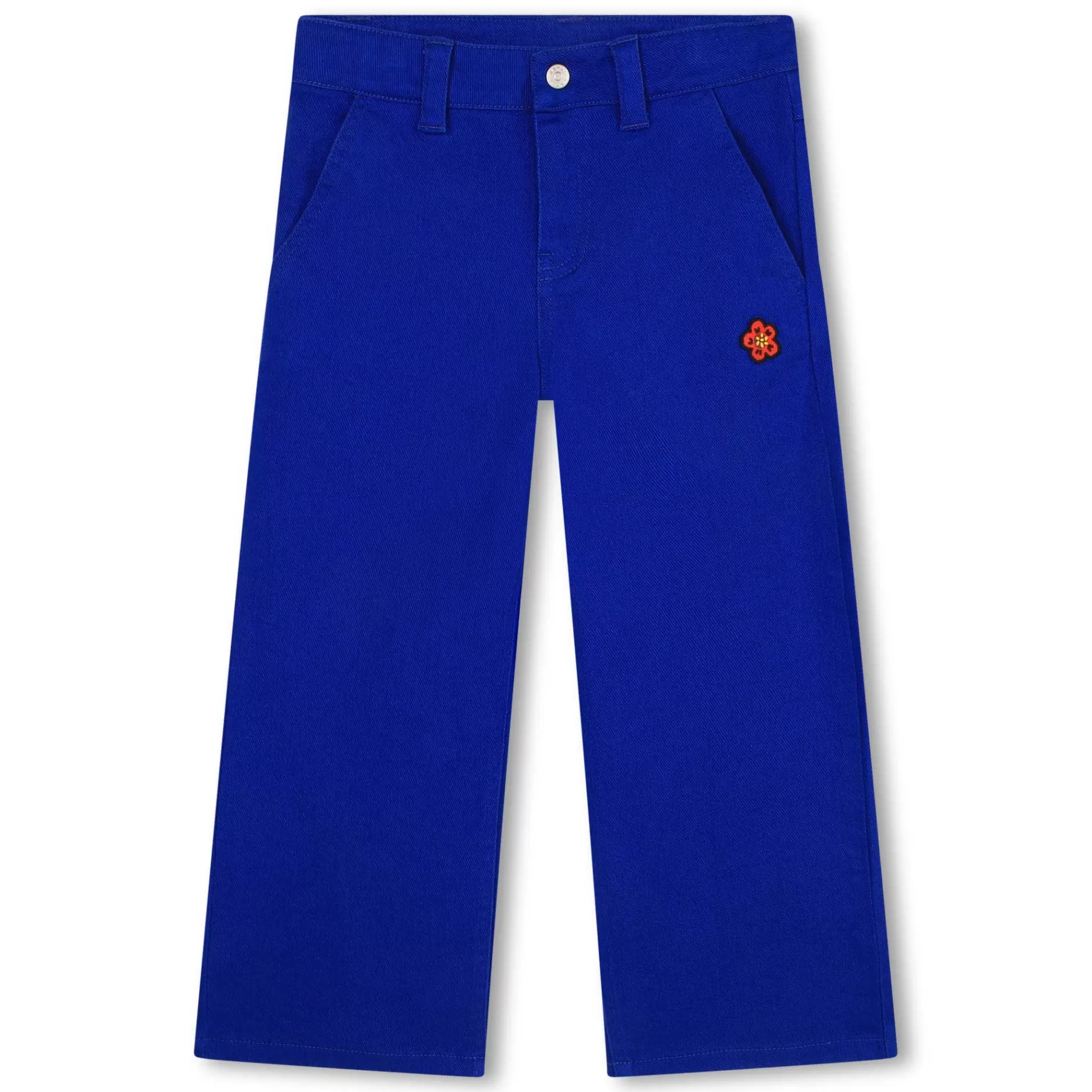 Fille KENZO KIDS Pantalon Brode En Toile Coton