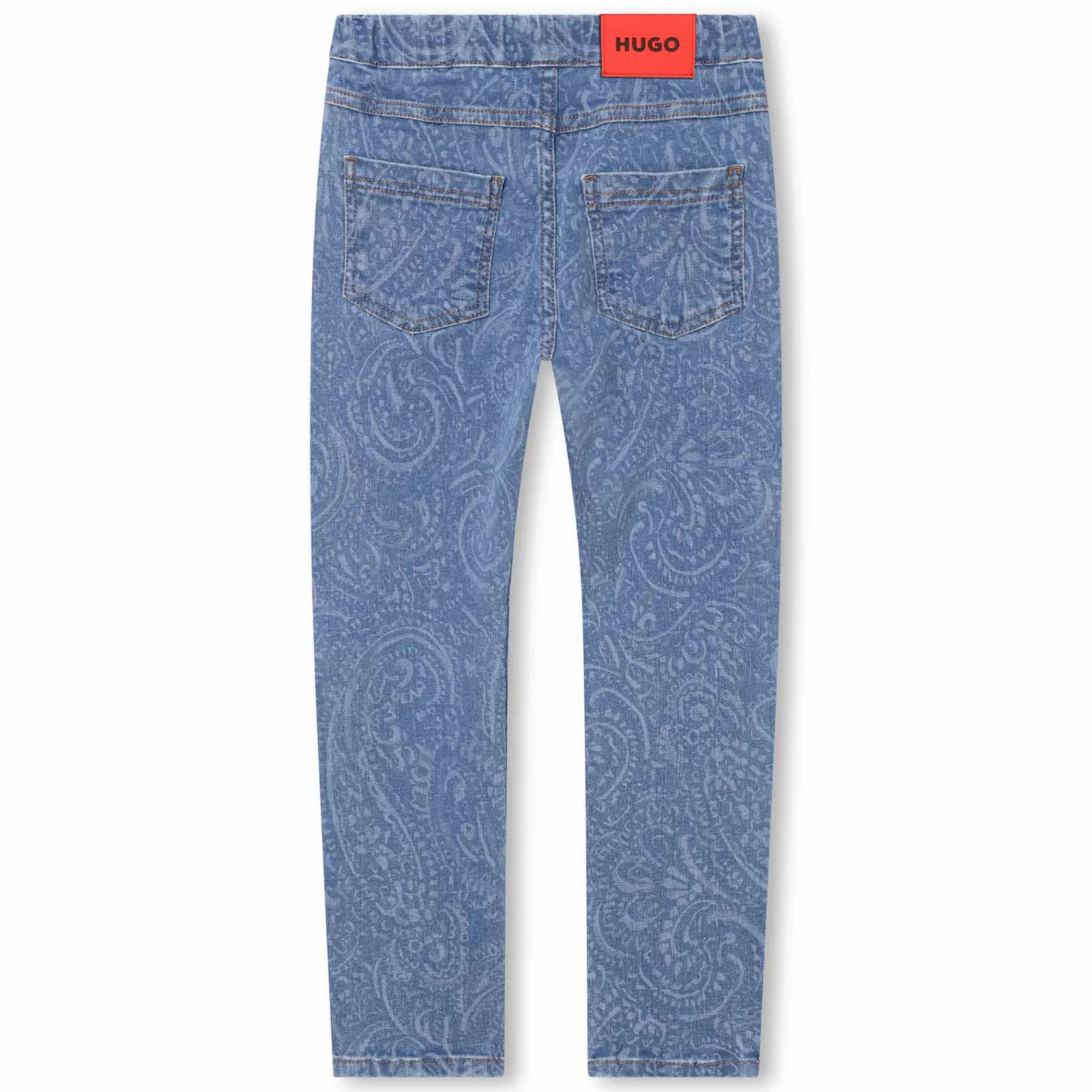 Fille HUGO Pantalon En Denim A Motifs