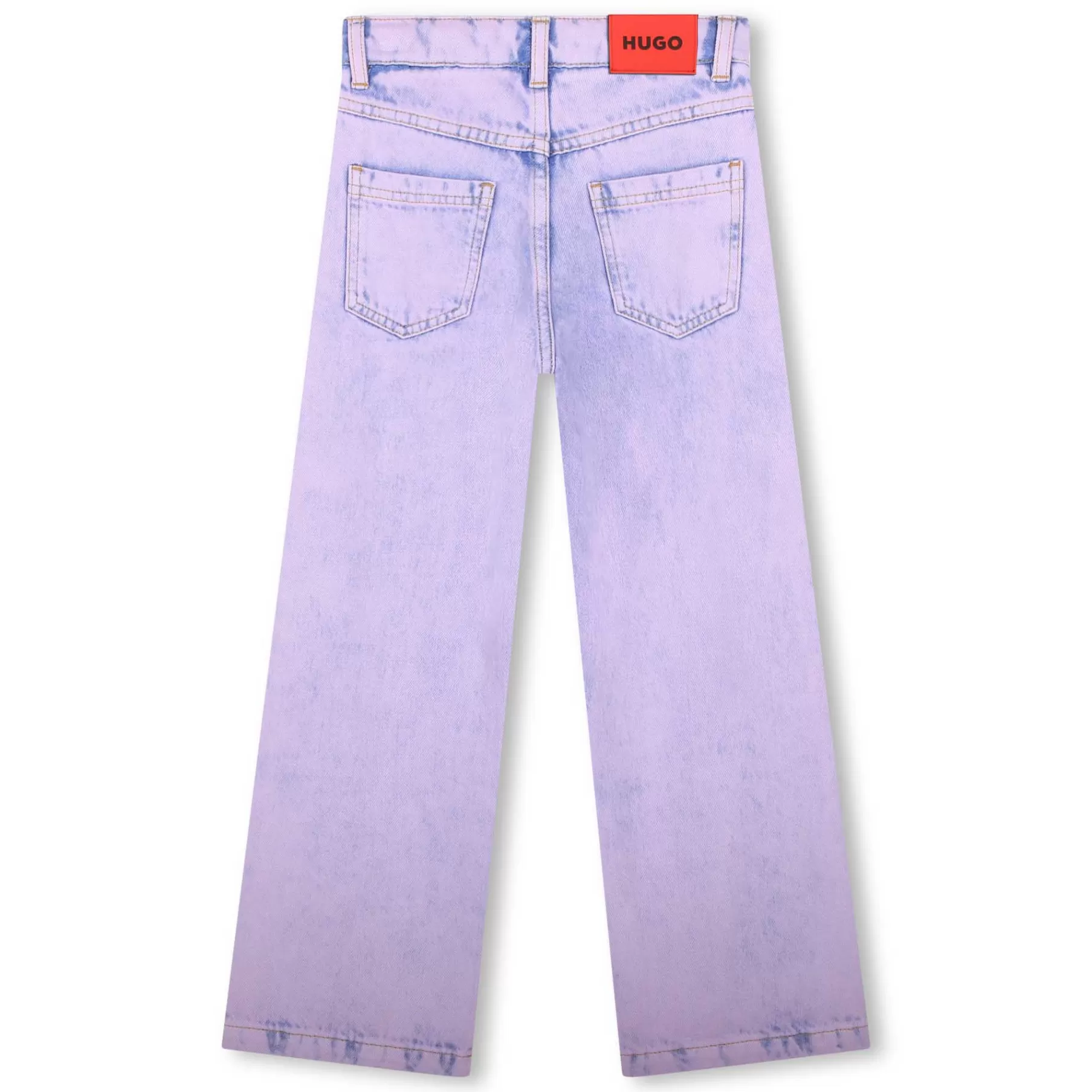 Fille HUGO Pantalon En Denim Surteint