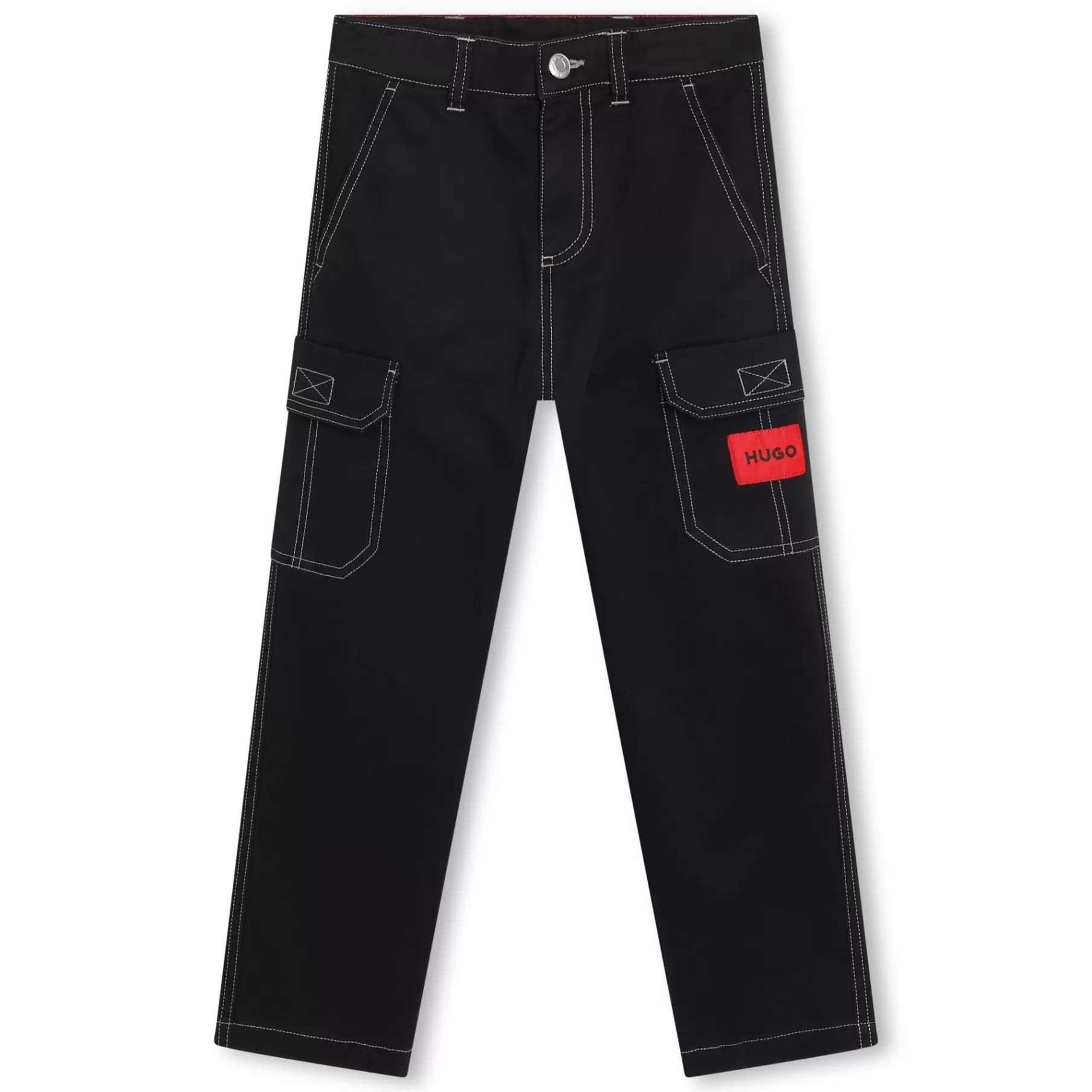 Garçon HUGO Pantalon Large A Poches